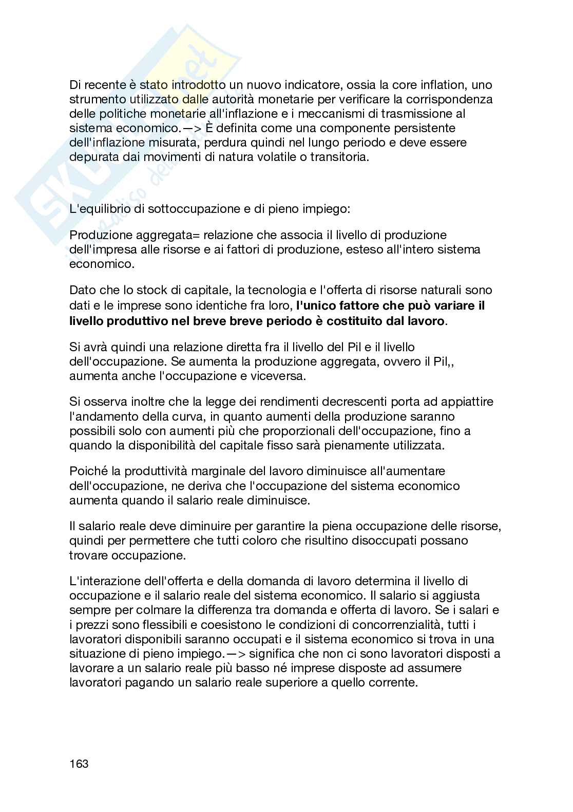 Riassunto esame Economia politica, Prof. Valeriani Elisa, libro consigliato Economia politica, Alessandrini , Passarelli Pag. 6