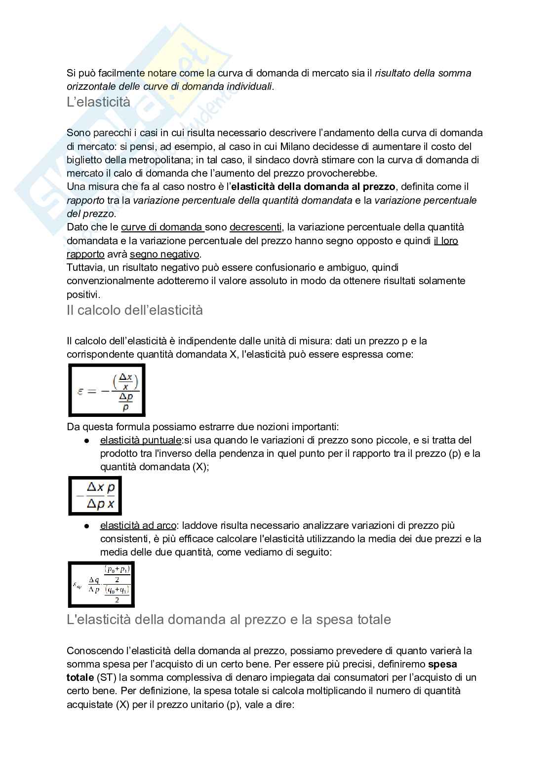 Riassunto esame Microeconomia, Prof. Stanca Luca, libro consigliato Microeconomia VII Edizione McGrawHill editore-Michael L. Katz, Harvey S. Rosen, Carlo Andrea Bollino, Wyn Morgan, Katz, Rosen, Bollino, Morgan Pag. 11