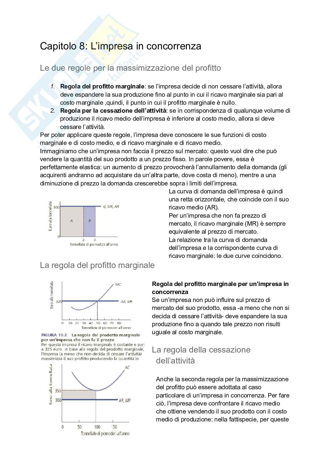 Riassunto esame Microeconomia, Prof. Stanca Luca, libro consigliato Microeconomia VII Edizione McGrawHill editore-Michael L. Katz, Harvey S. Rosen, Carlo Andrea Bollino, Wyn Morgan, Katz, Rosen, Bollino, Morgan Pag. 46