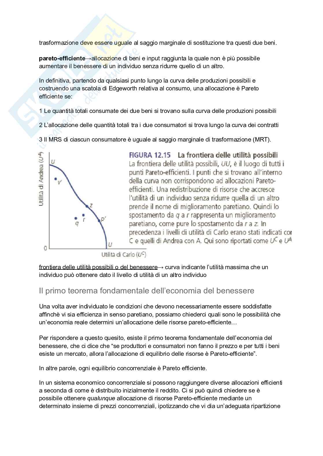 Riassunto esame Microeconomia, Prof. Stanca Luca, libro consigliato Microeconomia VII Edizione McGrawHill editore-Michael L. Katz, Harvey S. Rosen, Carlo Andrea Bollino, Wyn Morgan, Katz, Rosen, Bollino, Morgan Pag. 61