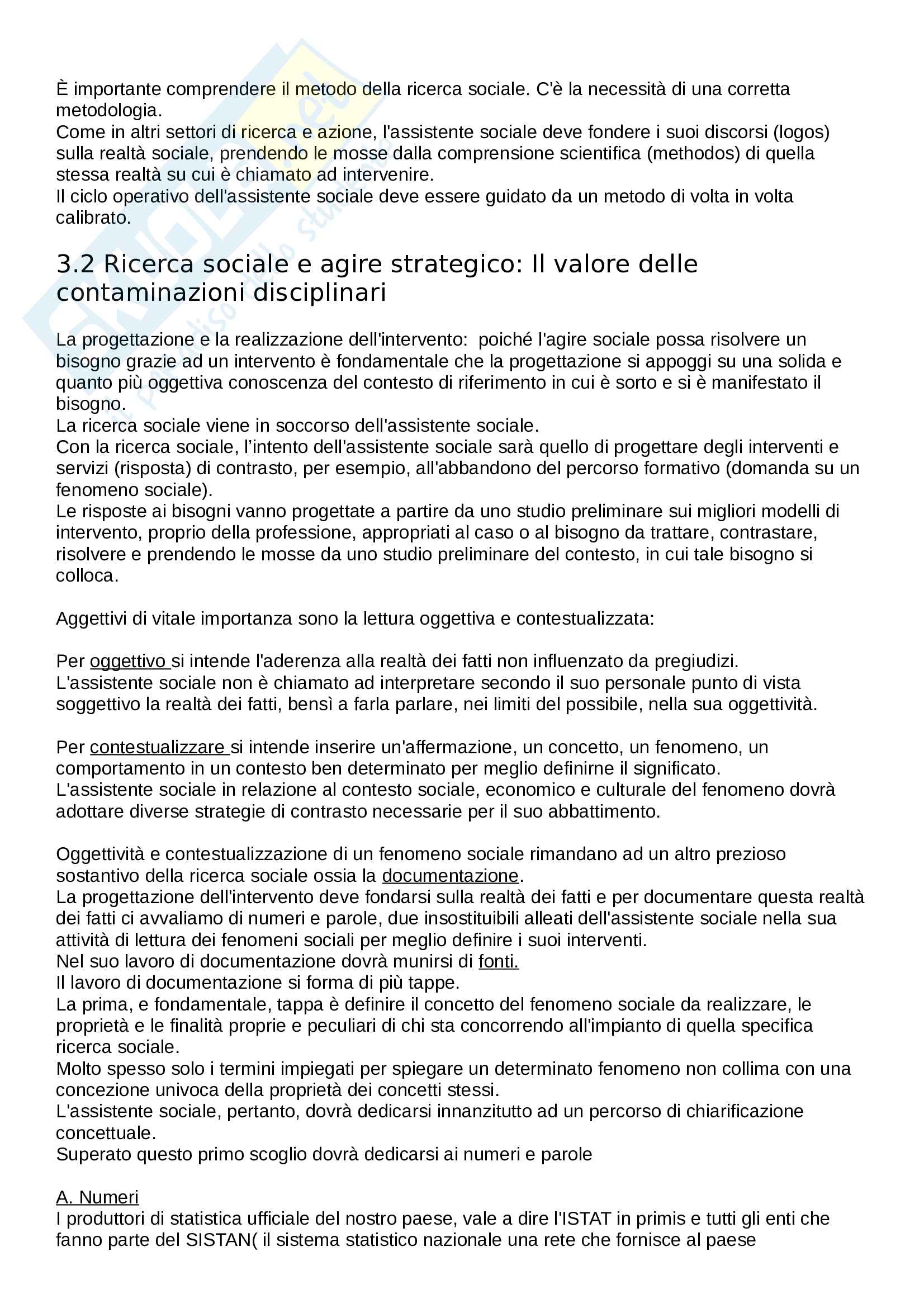 Principi E Fondamenti Del Servizio Sociale