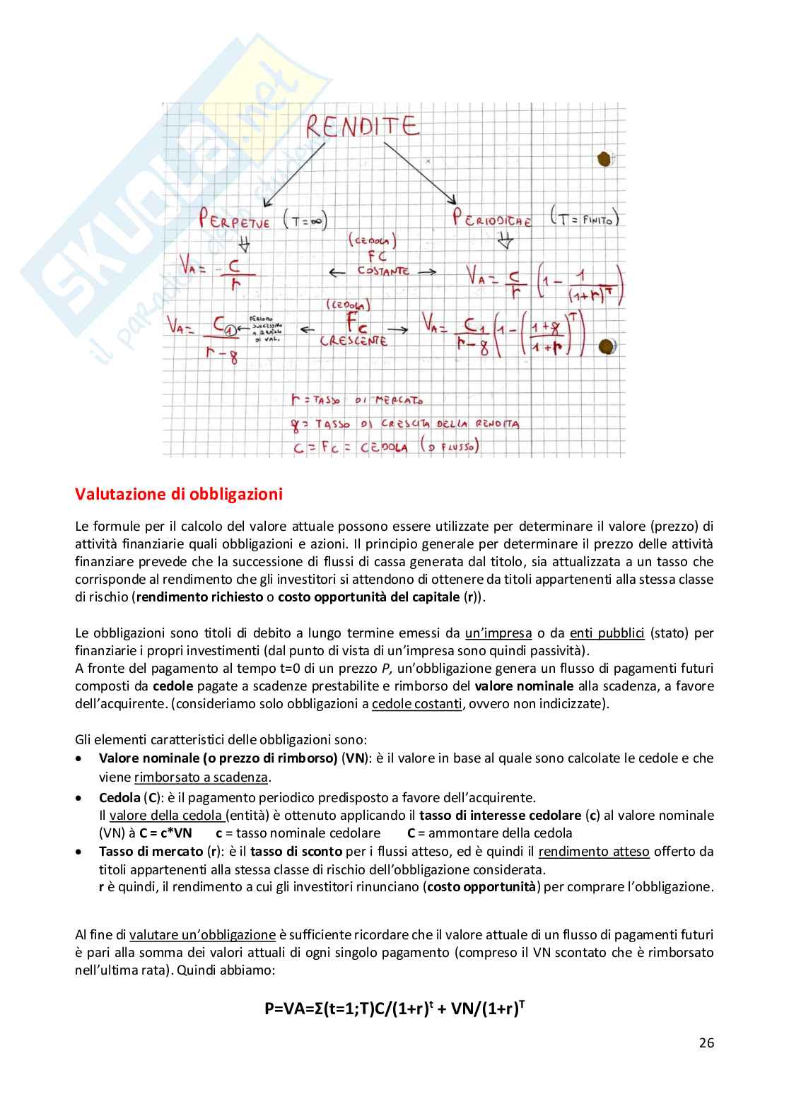 Corporate governance e Finanza aziendale - Totale Pag. 26