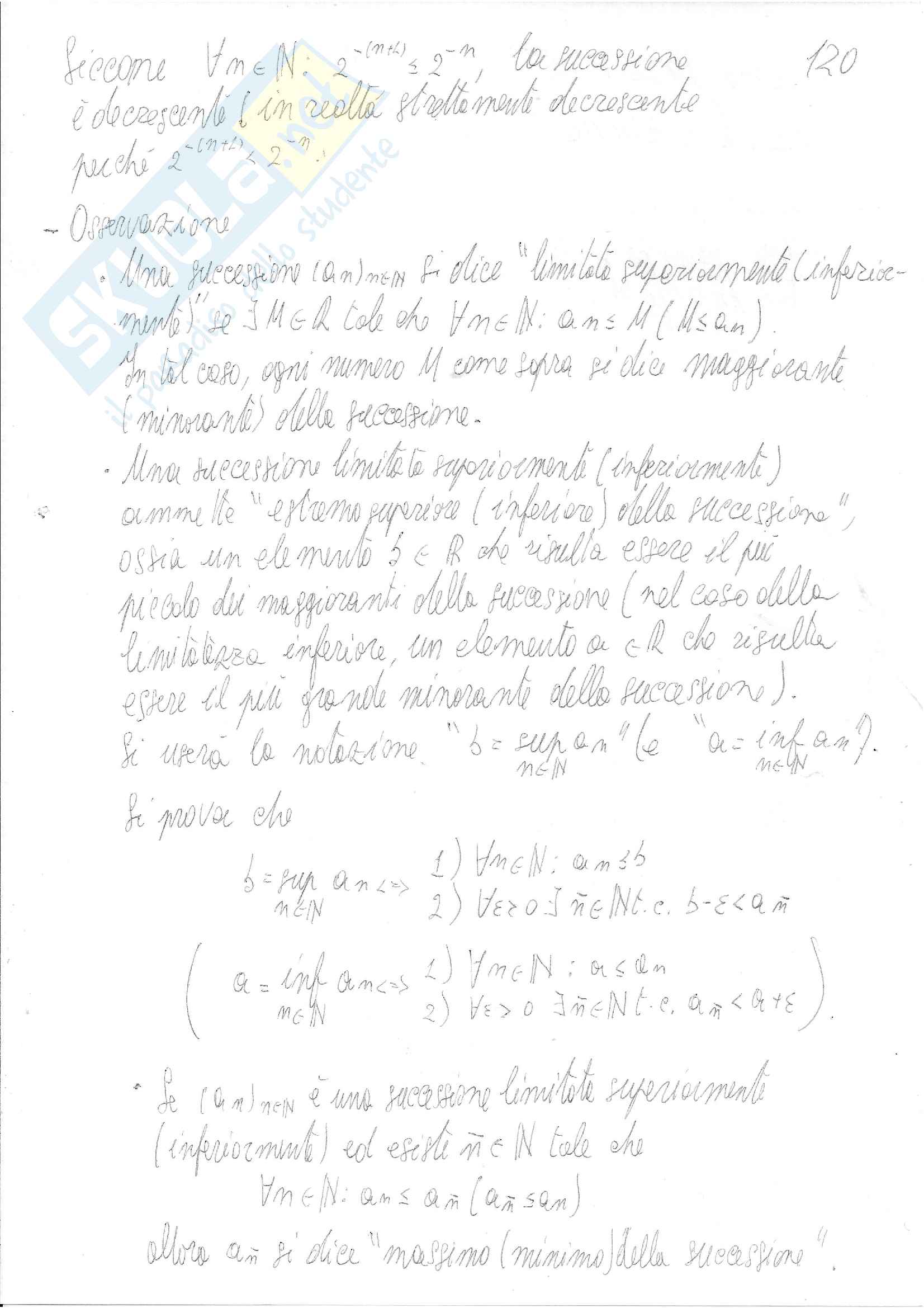 Analisi Matematica Pag. 11