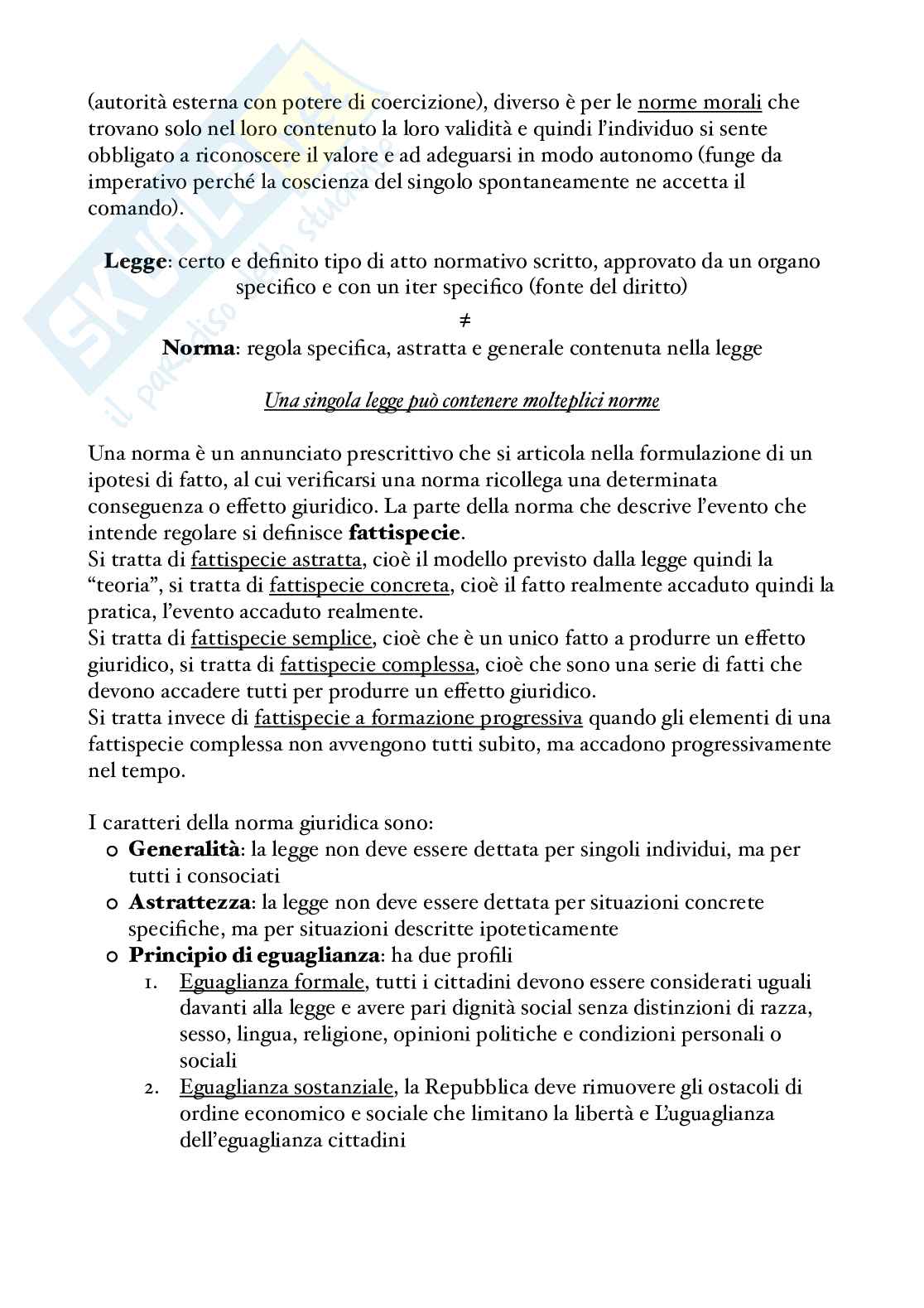 Riassunto esame Istituzioni di diritto privato, Prof. Quarta Alessandra, libro consigliato Manuale di diritto privato, Torrente Pag. 2