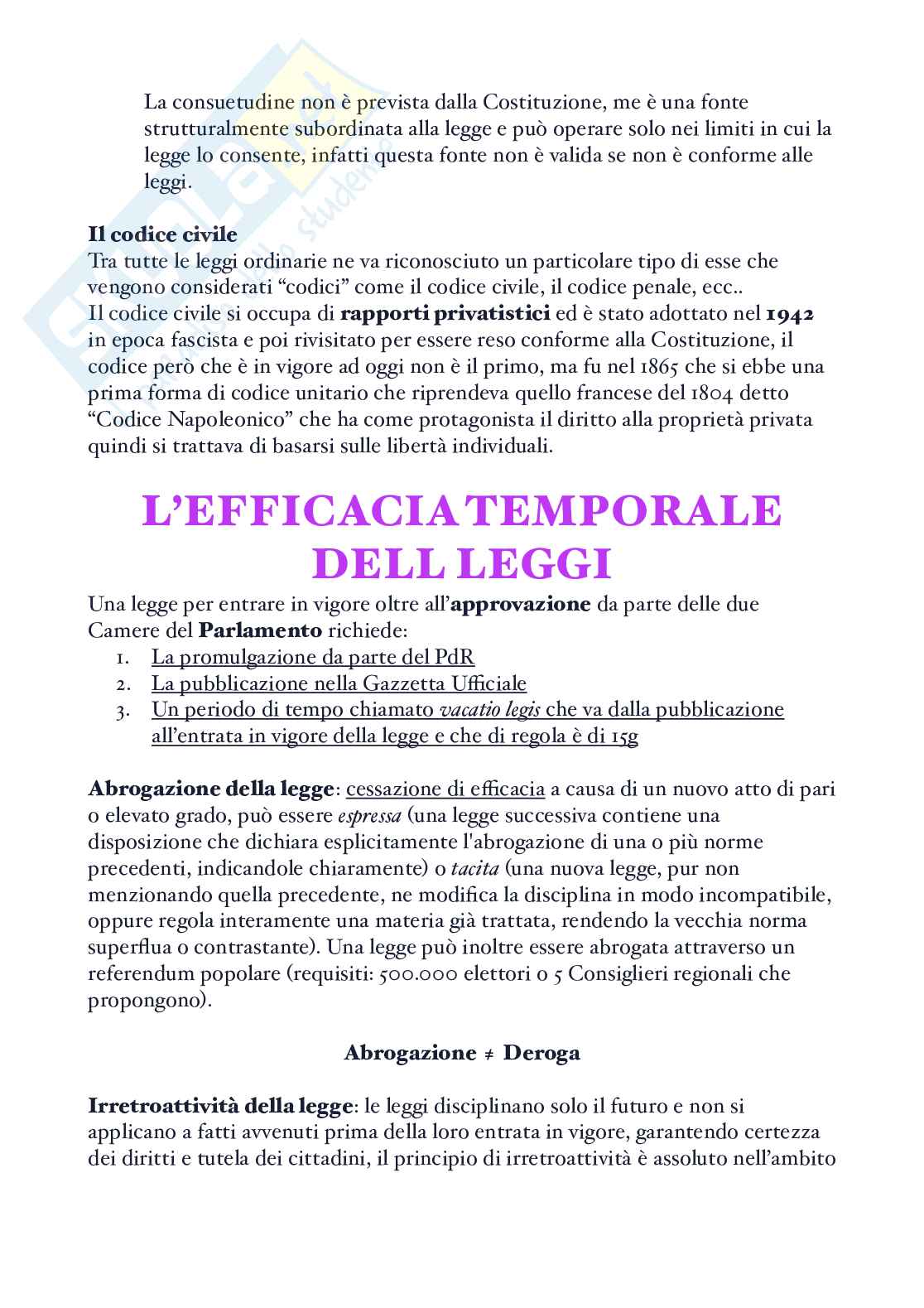 Riassunto esame Istituzioni di diritto privato, Prof. Quarta Alessandra, libro consigliato Manuale di diritto privato, Torrente Pag. 6