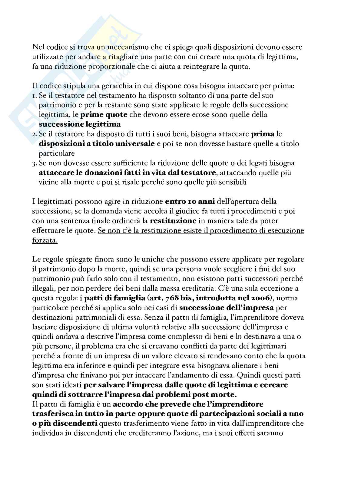 Riassunto esame Istituzioni di diritto privato, Prof. Quarta Alessandra, libro consigliato Manuale di diritto privato, Torrente Pag. 66