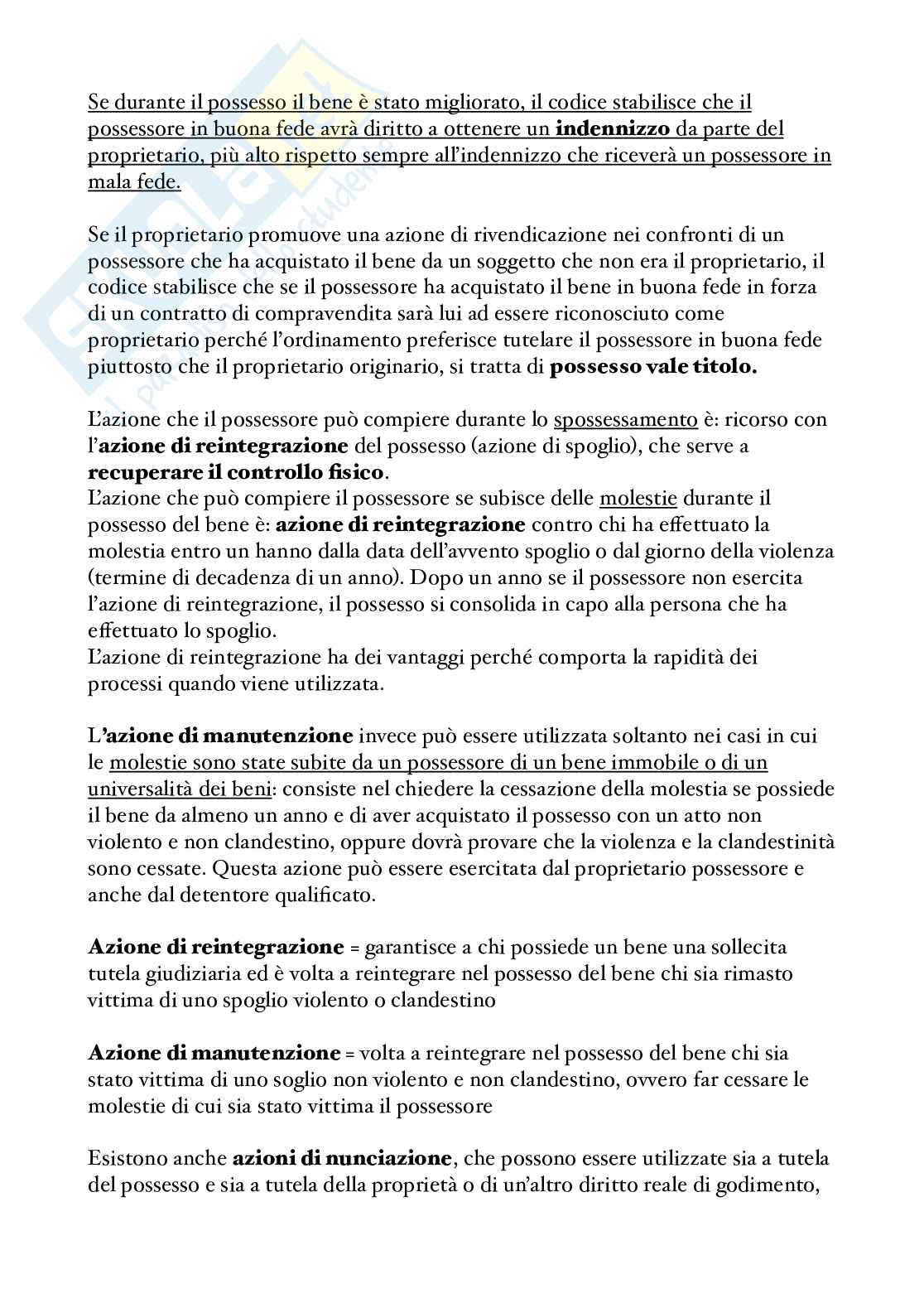 Riassunto esame Istituzioni di diritto privato, Prof. Quarta Alessandra, libro consigliato Manuale di diritto privato, Torrente Pag. 86
