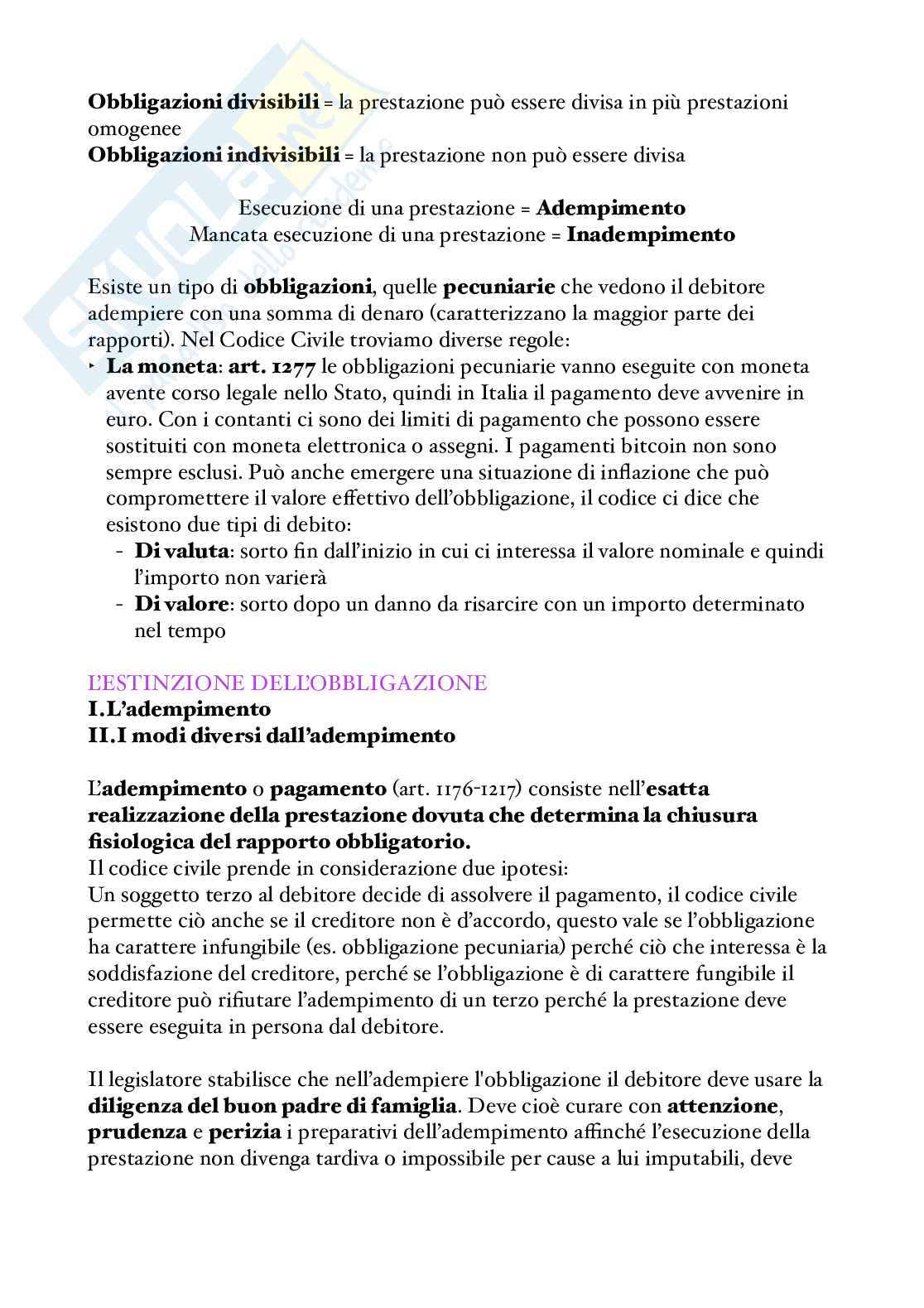 Riassunto esame Istituzioni di diritto privato, Prof. Quarta Alessandra, libro consigliato Manuale di diritto privato, Torrente Pag. 91