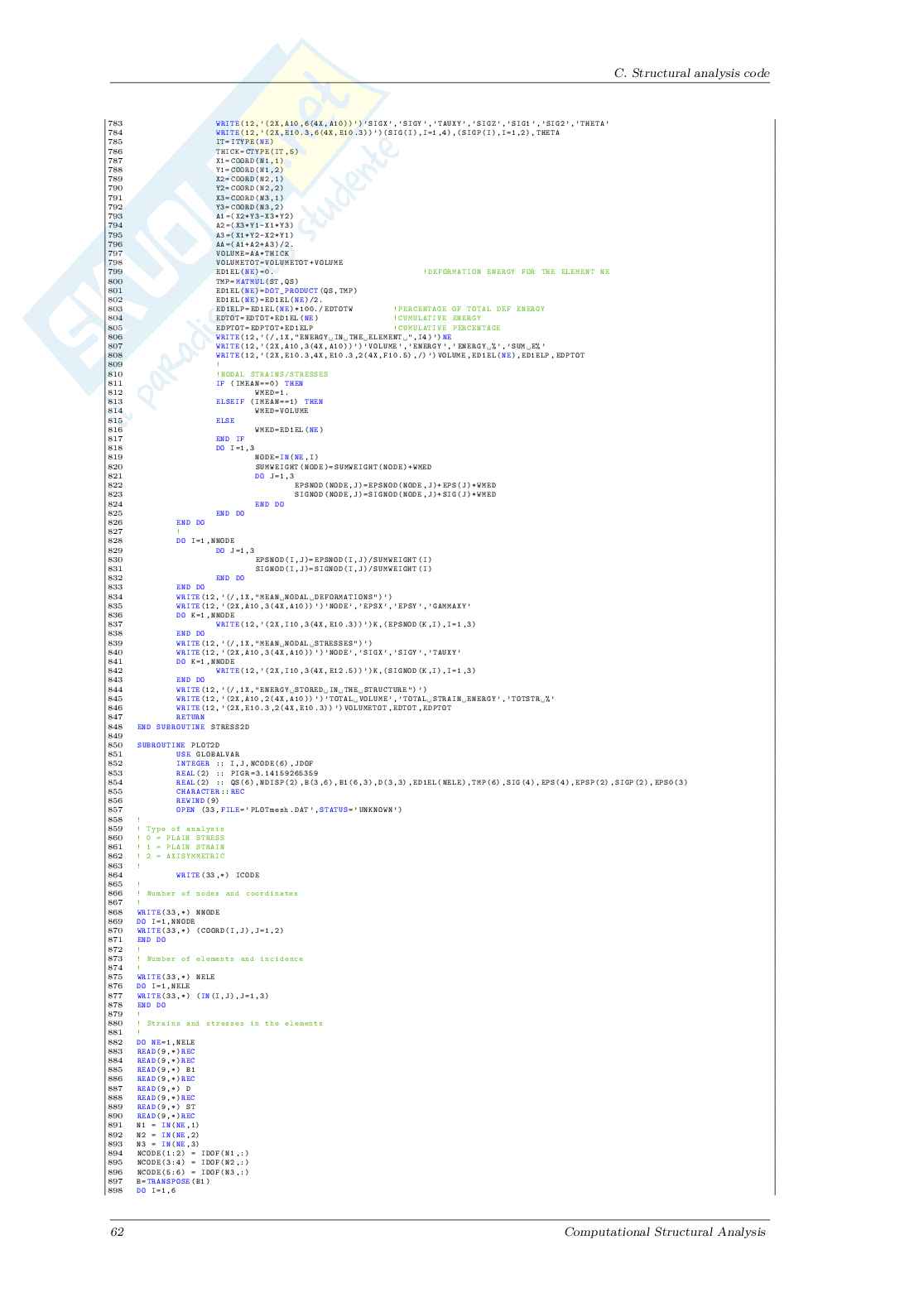 Esercitazione 2 - Mesh ad elementi finiti Pag. 66