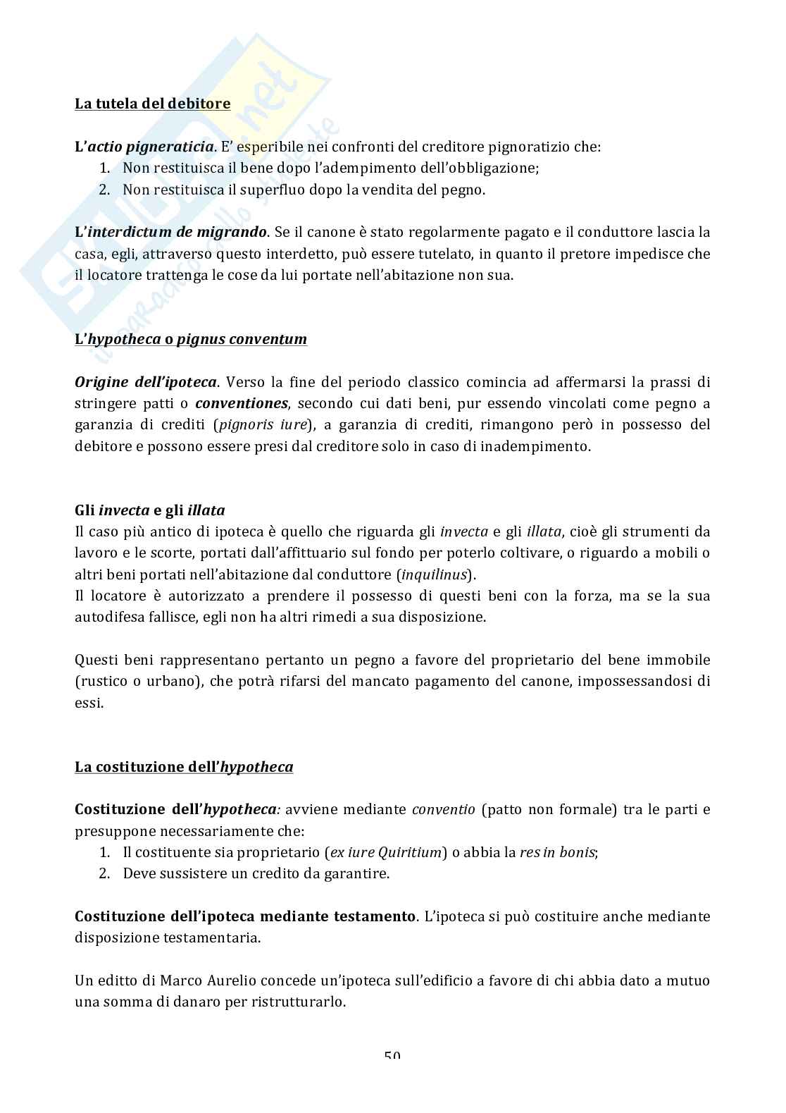 Appunti Diritto Romano, Prof.ssa Tassi Pag. 51