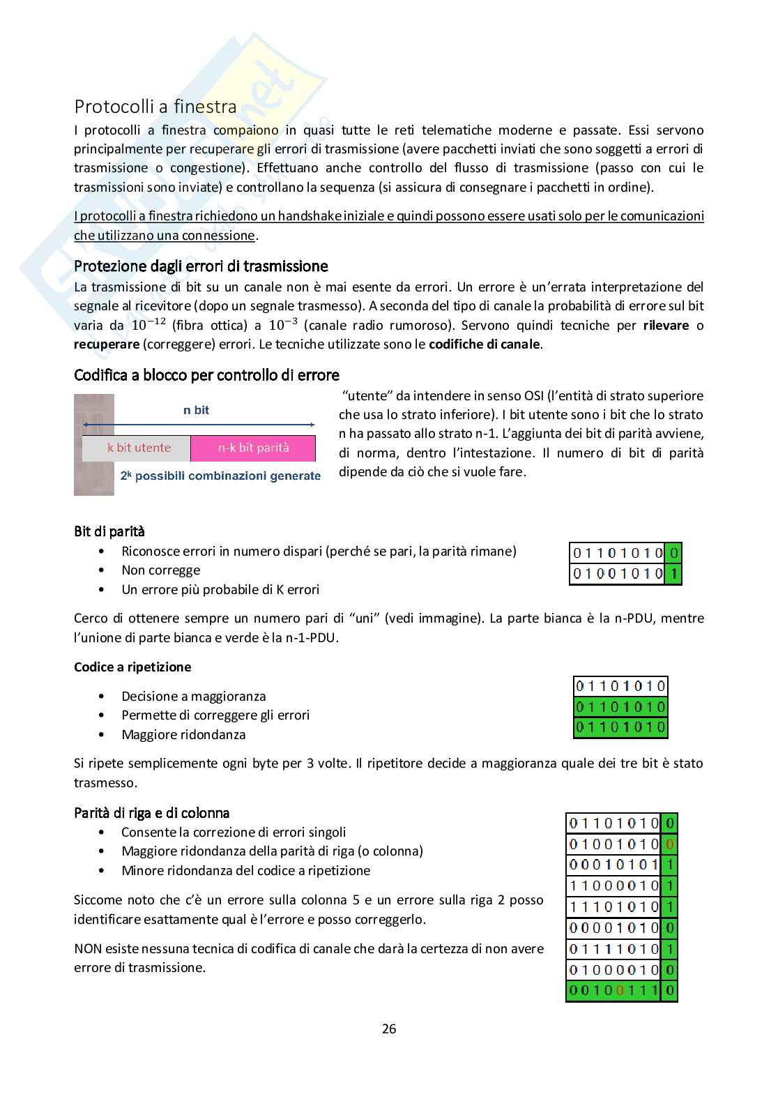 Reti di calcolatori - Appunti completi Pag. 26