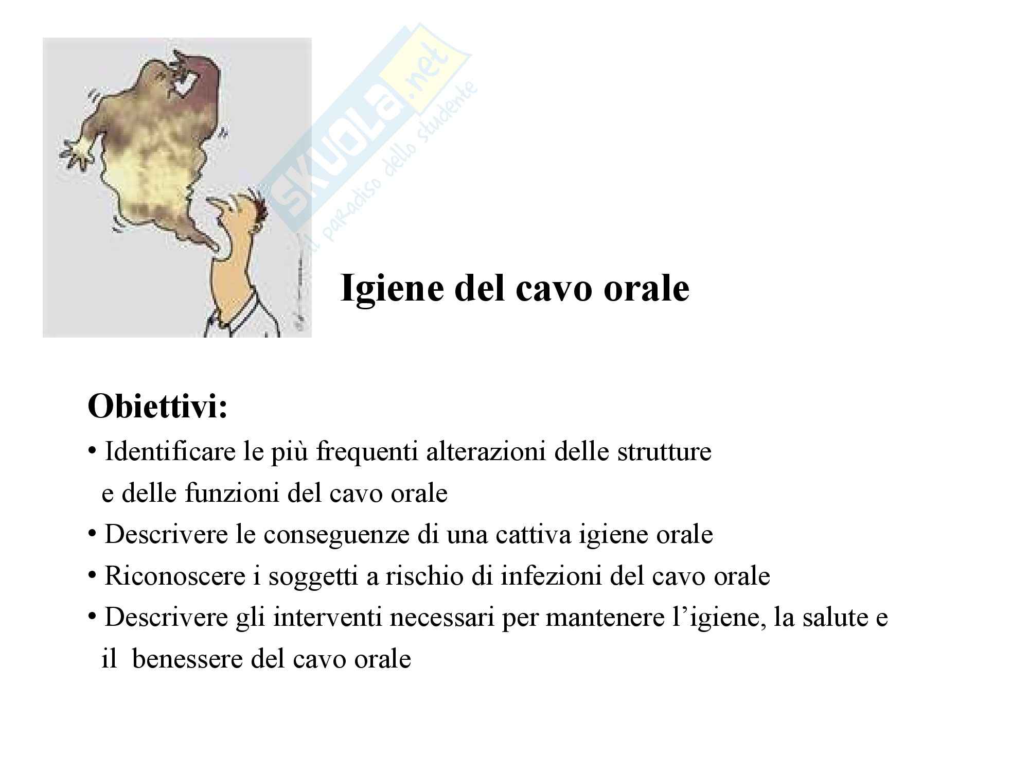 Infermieristica Clinica I – Cavo orale Pag. 1