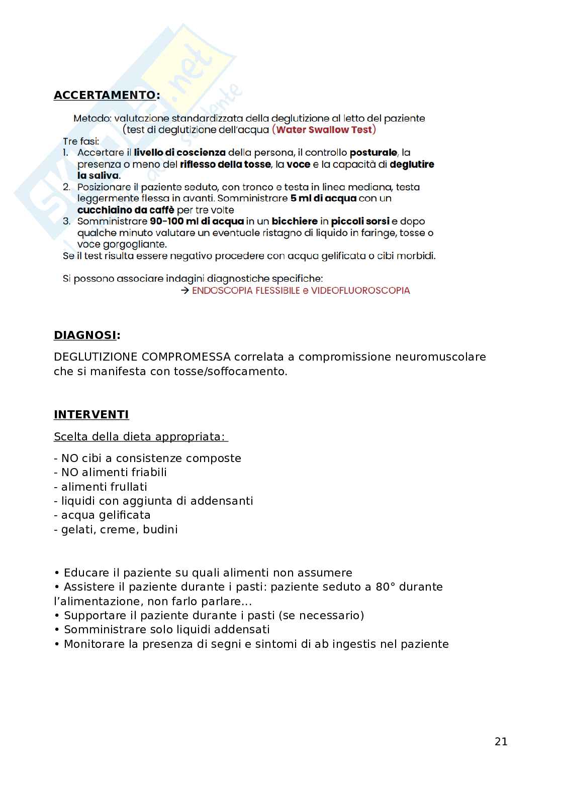 Infermieristica clinica Pag. 21