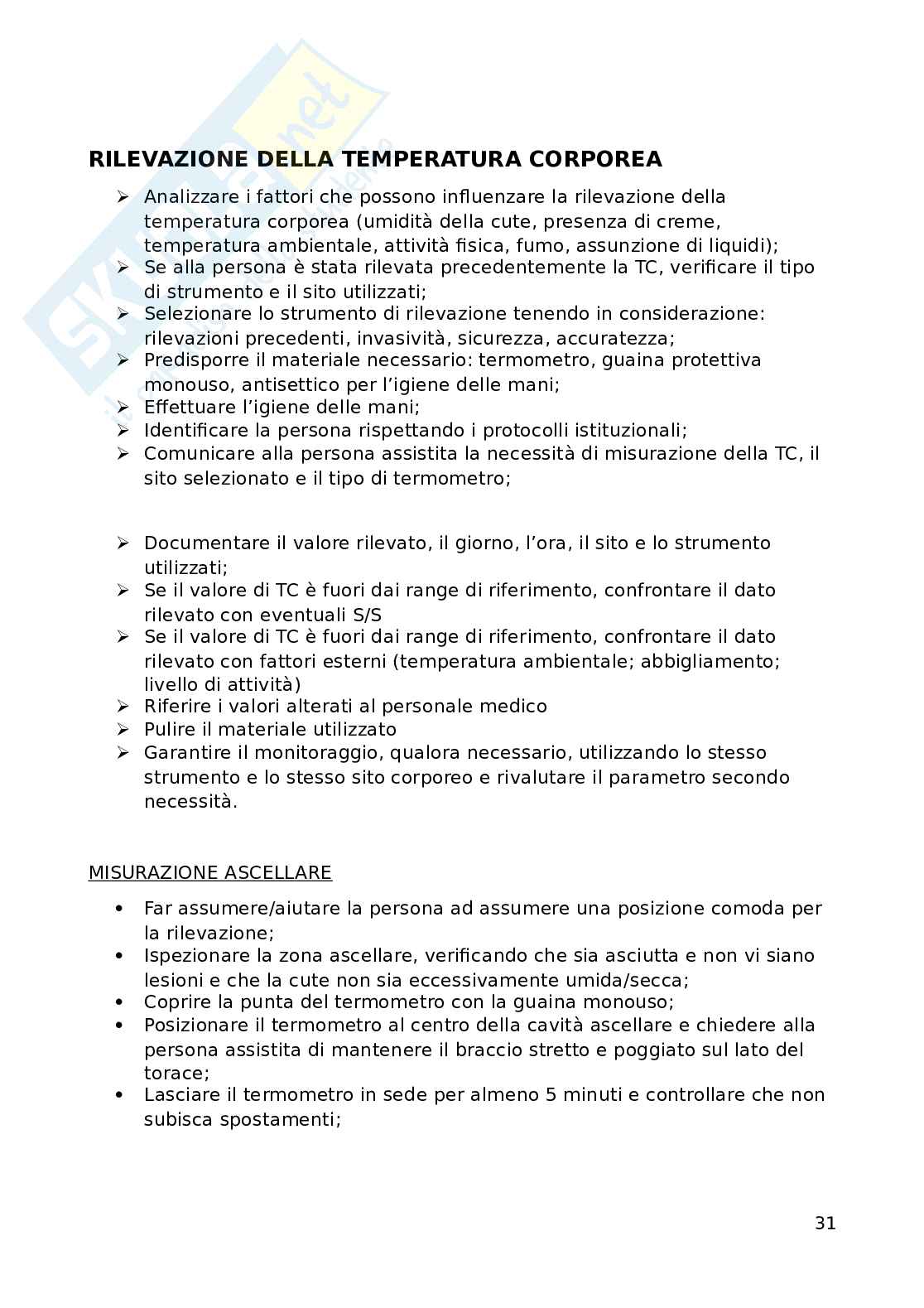 Infermieristica clinica Pag. 31