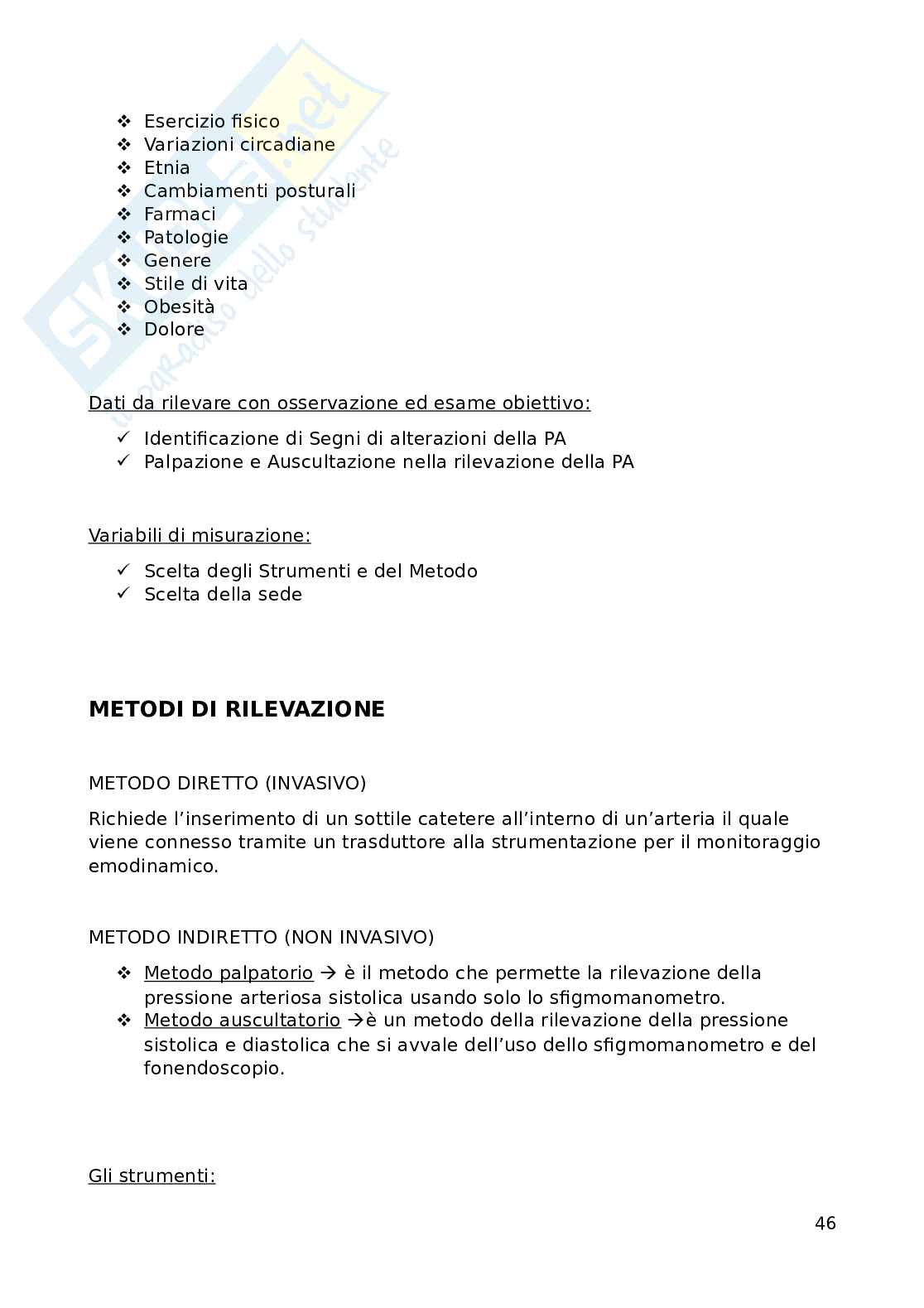 Infermieristica clinica Pag. 46