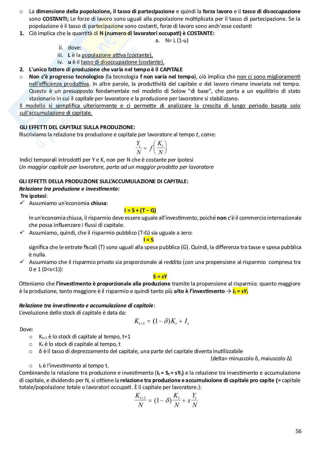 Riassunto esame Macroeconomia, Prof. Bassetti Thomas, libro consigliato Scoprire la macroeconomia. Volume I e Volume II, Blanchard, Amighini, Giavazzi Pag. 56