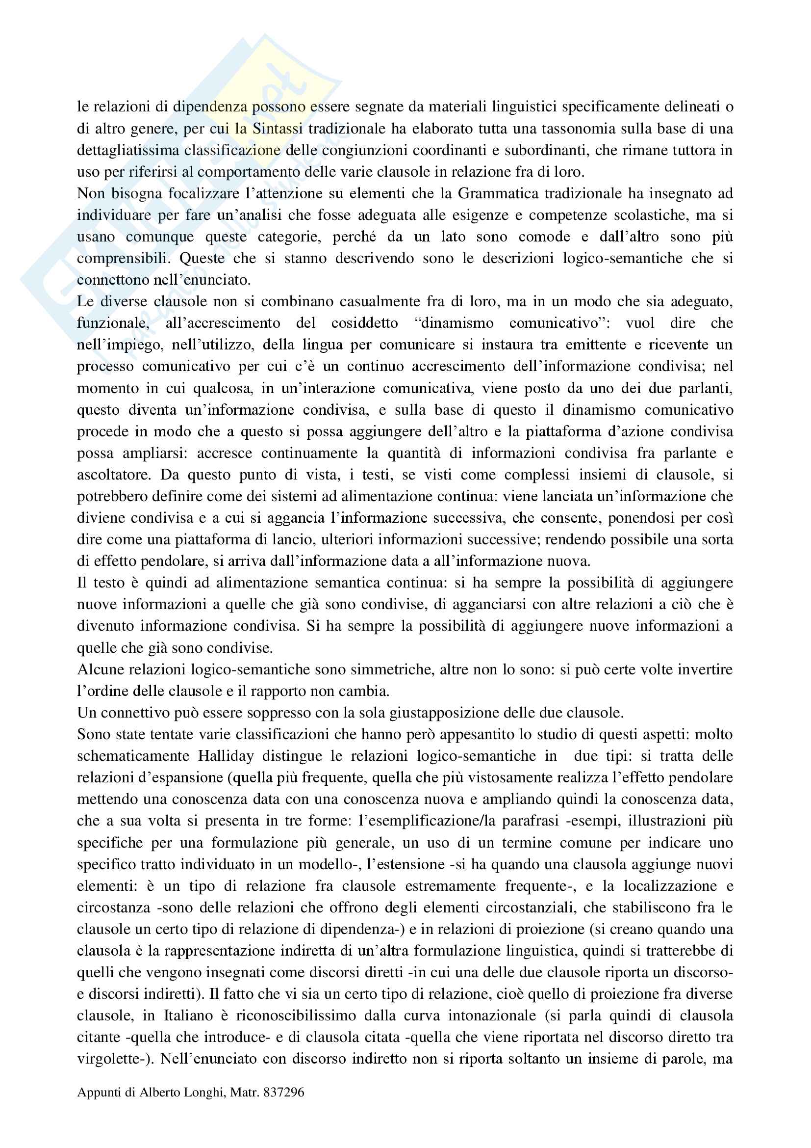 Fondamenti di Linguistica II Pag. 21