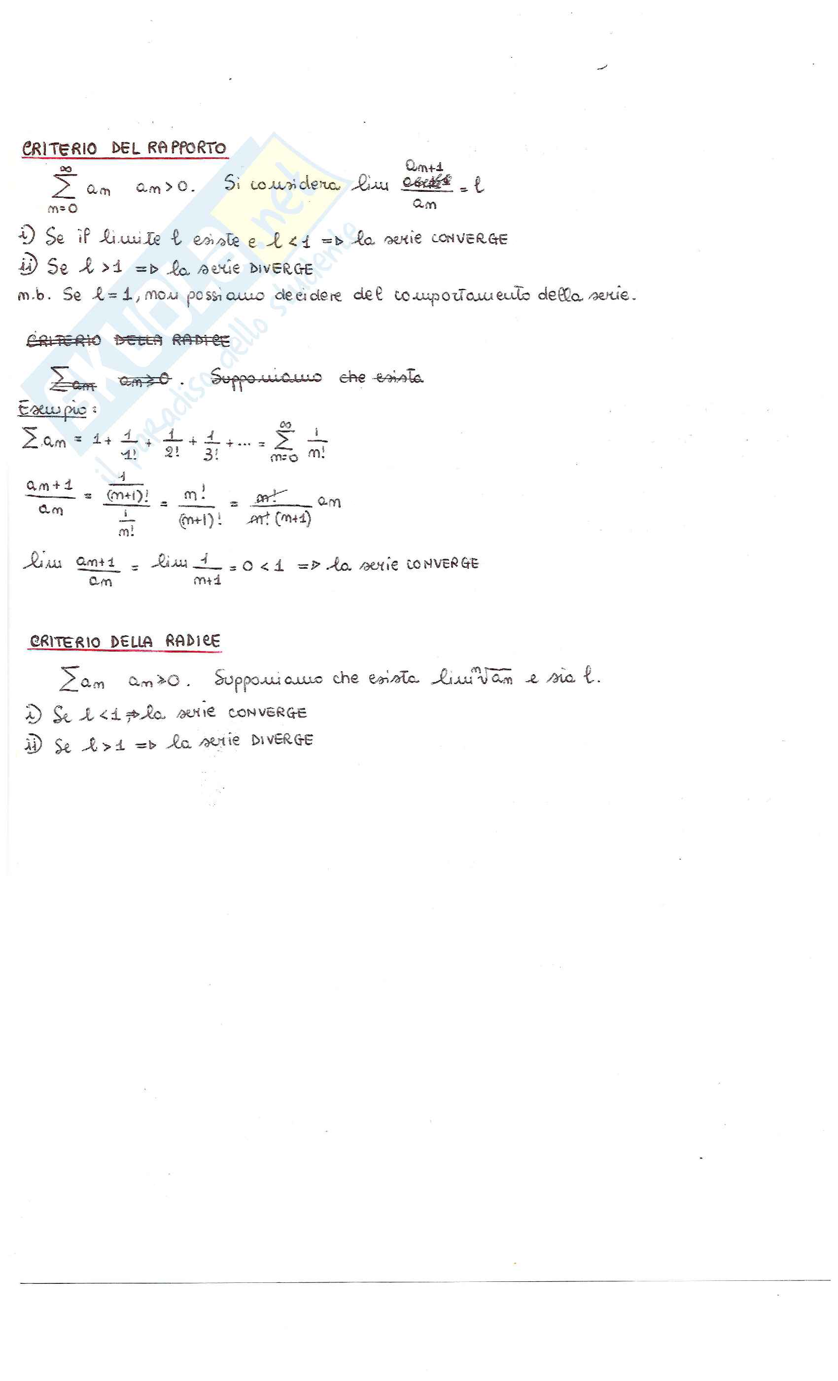 Analisi 2 - nozioni generali di teoria + formule Pag. 11