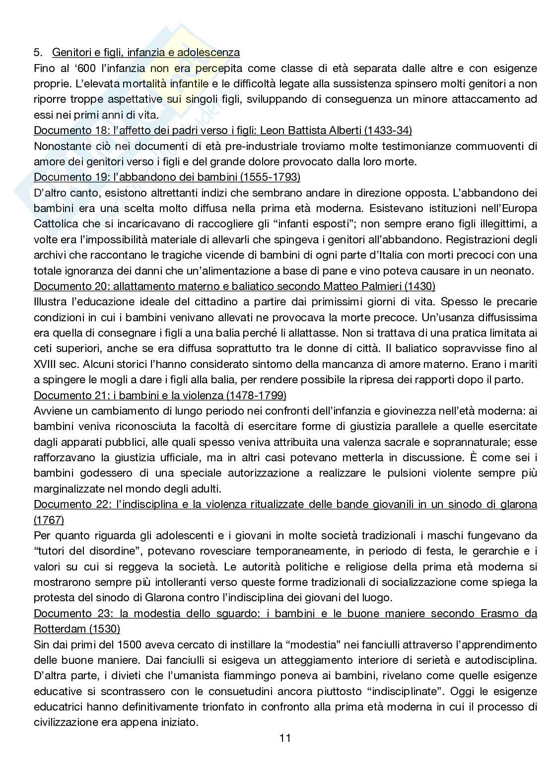 Riassunto esame Storia moderna, Prof. Arcangeli Alessandro, libro consigliato Manuale di Storia Moderna, Guido Dall'Olio Pag. 11