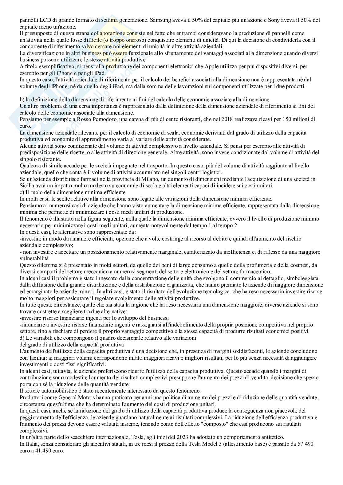 Riassunto esame Economia aziendale, Prof. Russo Paolo, libro consigliato Le aziende. Obiettivi, logica ed esperienze nella produzione della ricchezza, Russo   Pag. 56