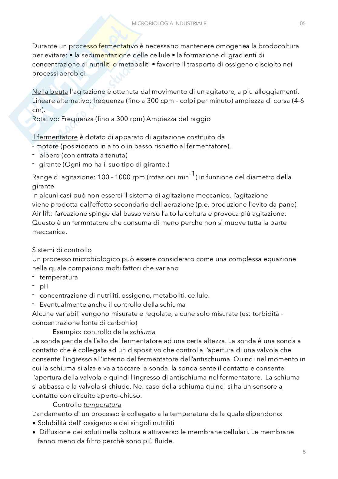 Appunti di Microbiologia Industriale Pag. 21