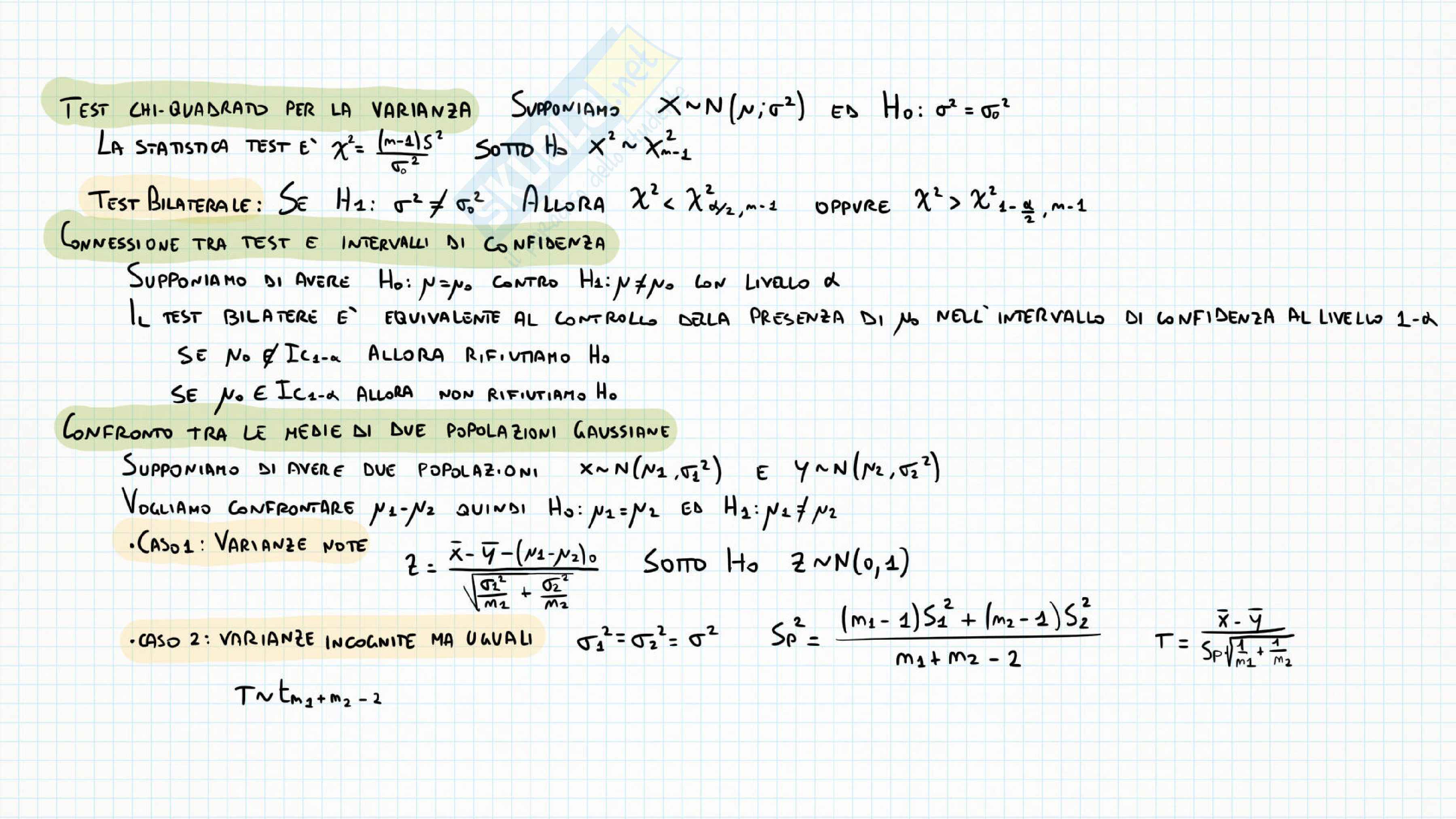 Probabilità e statistica Pag. 21