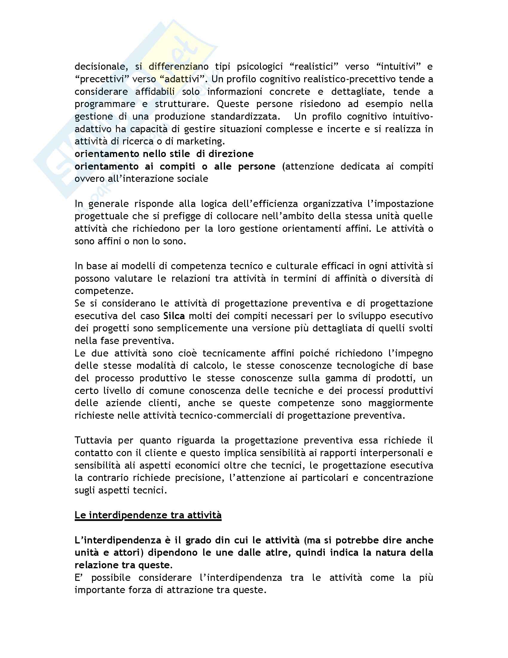 Organizzazione aziendale - nozioni generali Pag. 61