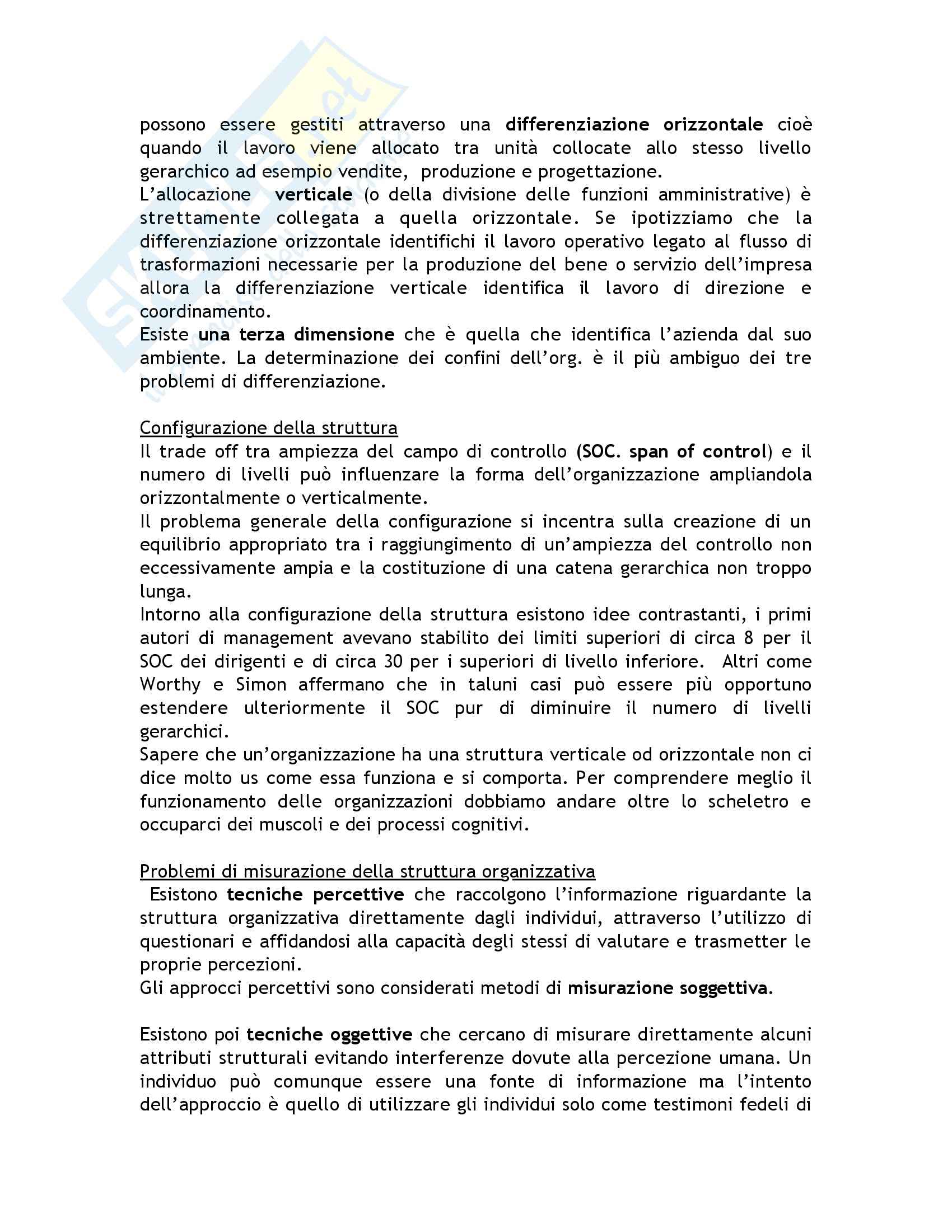 Organizzazione aziendale - nozioni generali Pag. 66