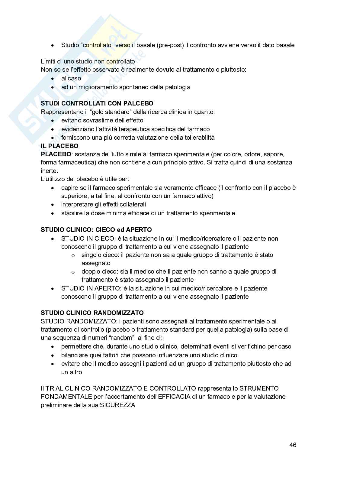 Farmacologia generale Pag. 46