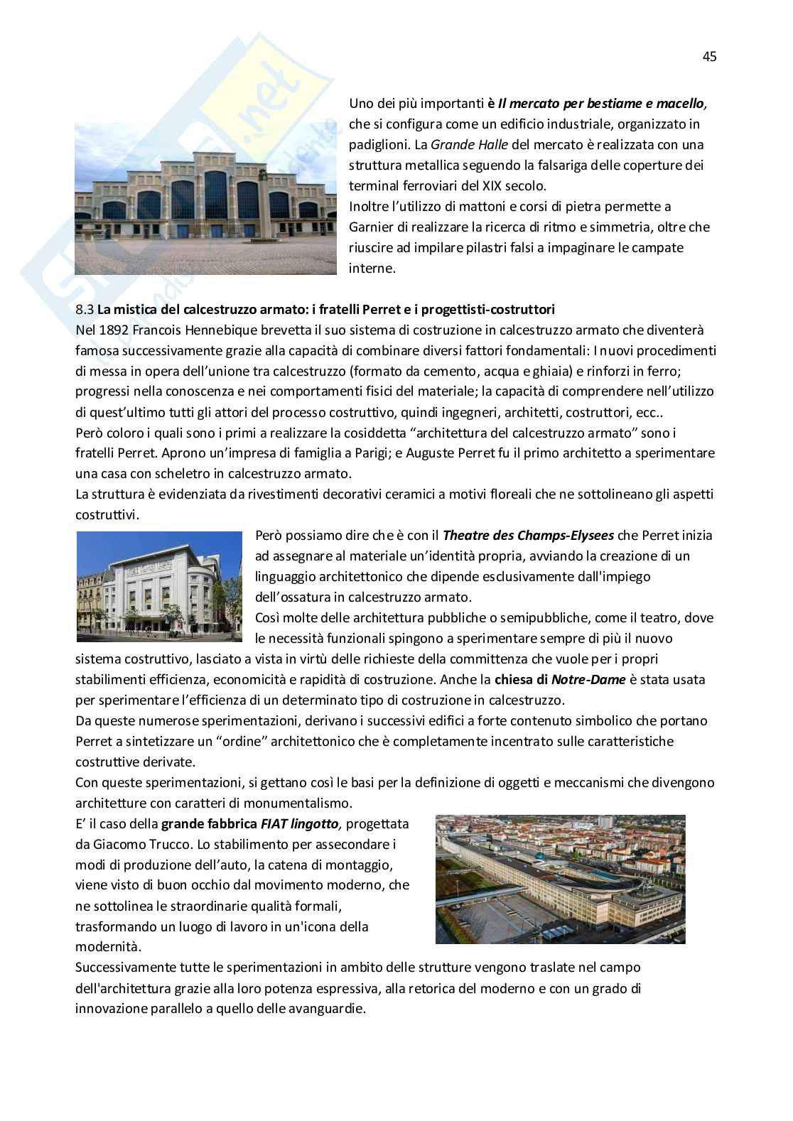 Riassunto esame Storia dell’architettura contemporanea, Prof. Romano Antonella, libro consigliato Una storia dell’architettura contemporanea , Elena Dellapiana, Guido Montanari Pag. 46