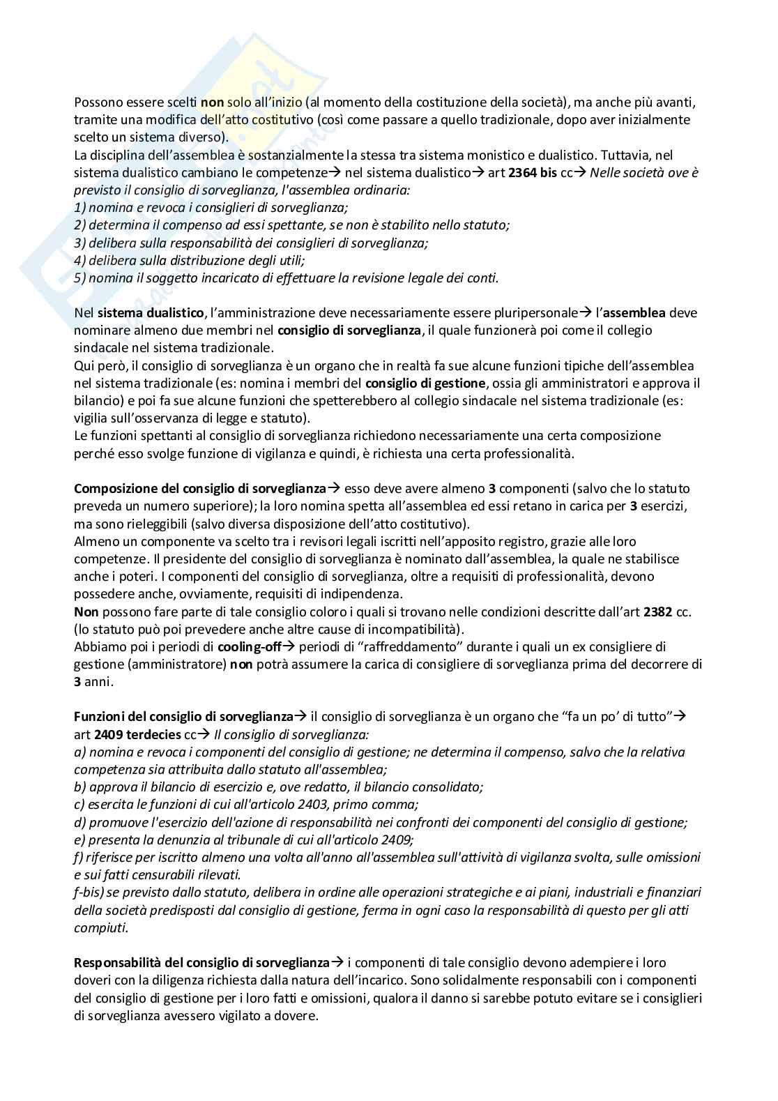 Appunti presi a lezione per l'esame di Diritto commerciale e integrati con il Manuale di diritto commerciale - Settima edizione, Gian Franco Campobasso Pag. 36