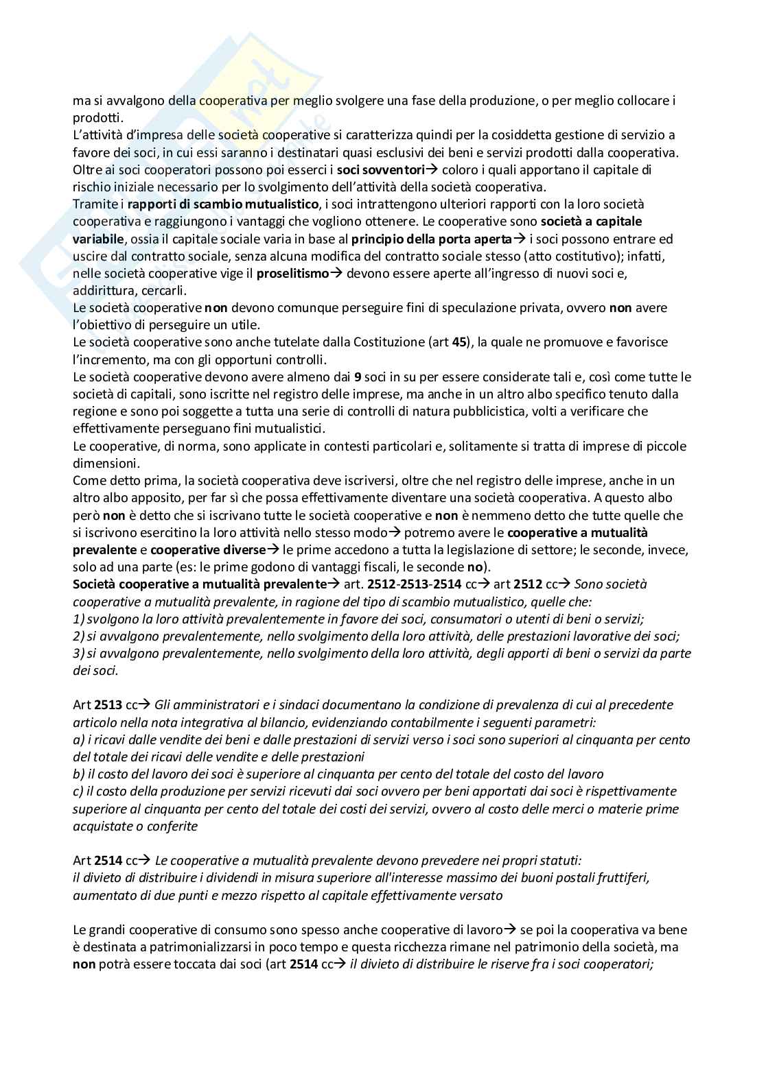 Appunti presi a lezione per l'esame di Diritto commerciale e integrati con il Manuale di diritto commerciale - Settima edizione, Gian Franco Campobasso Pag. 51