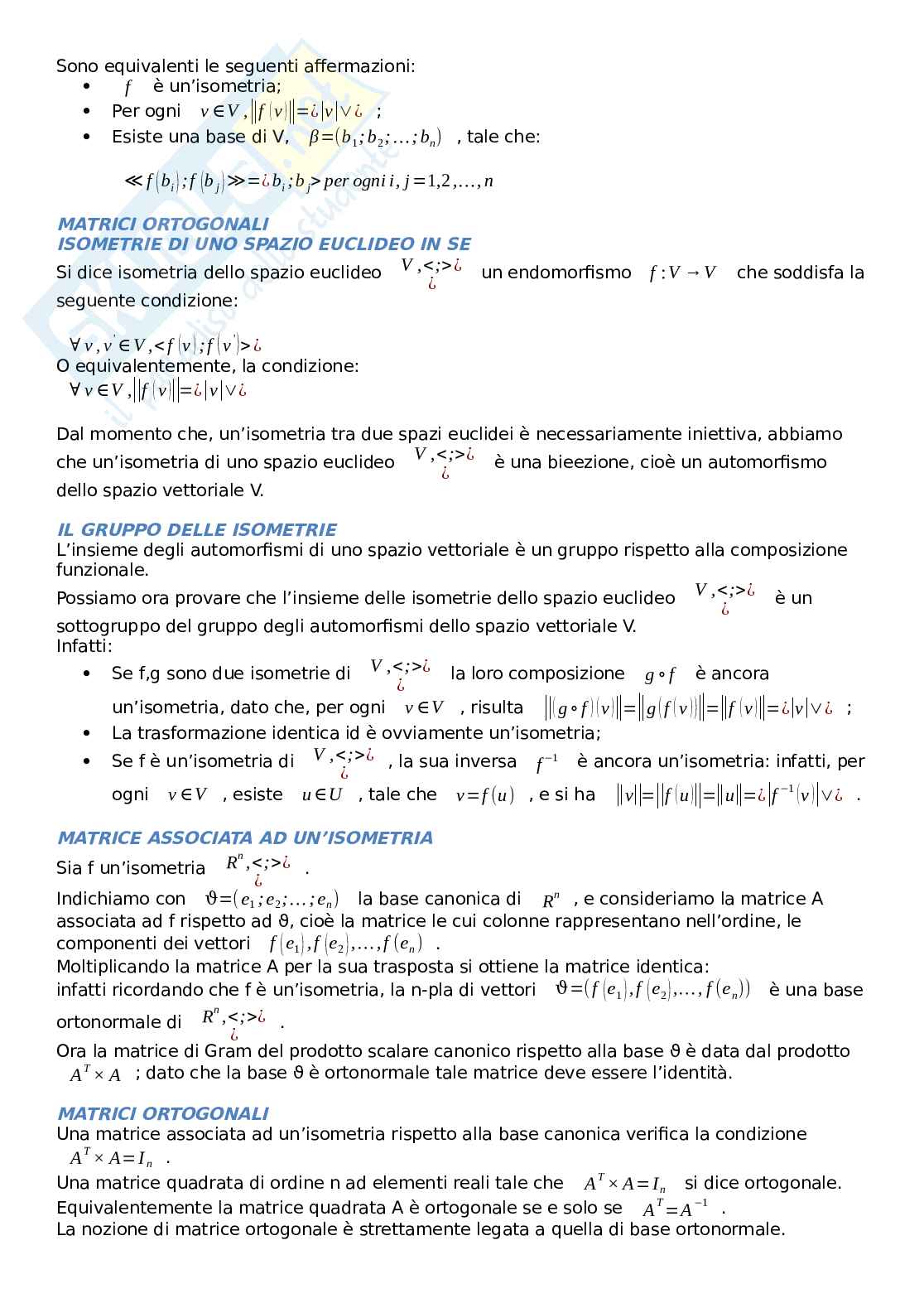 Matrici simmetriche e forme quadratiche Pag. 16