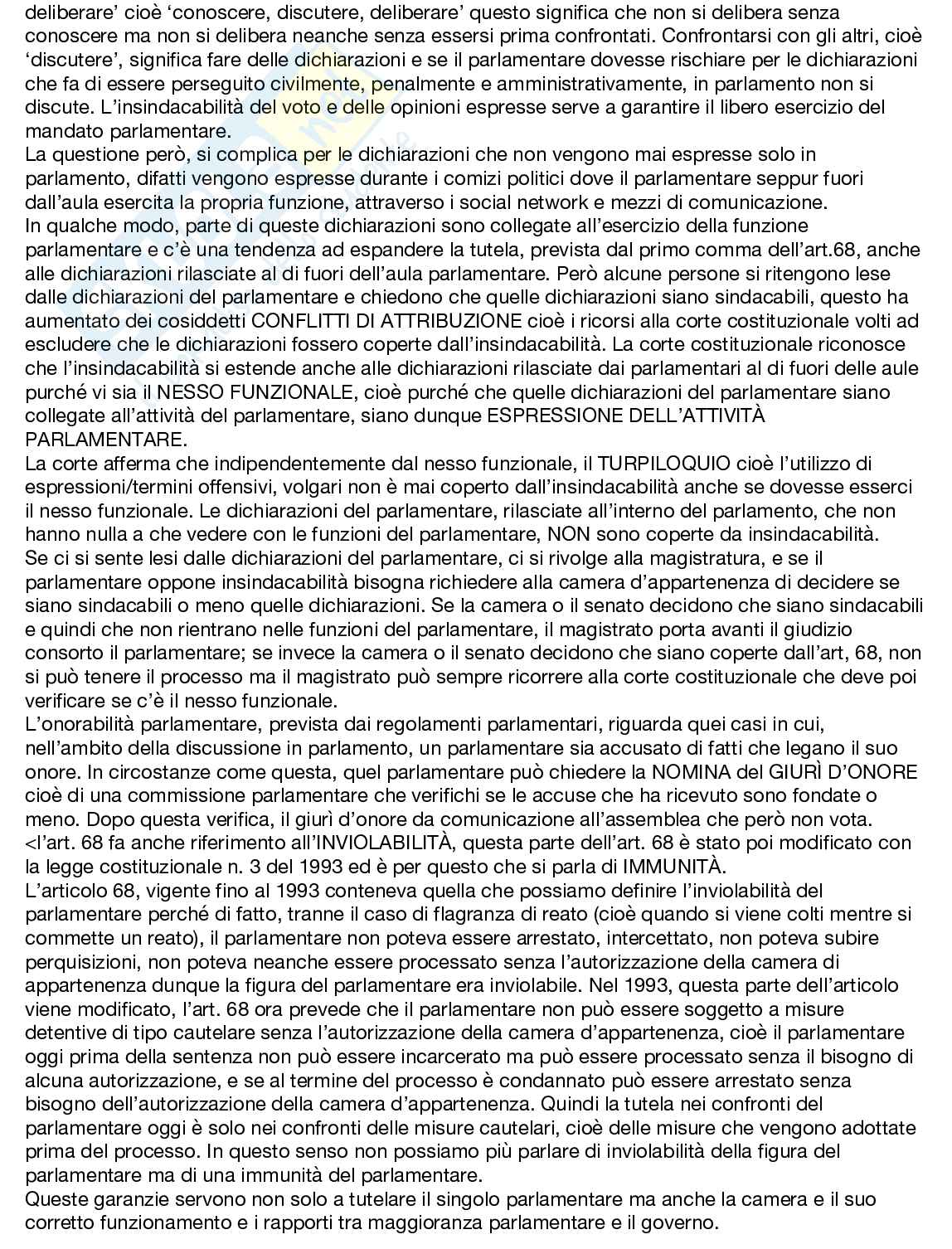 Diritto costituzionale  Pag. 41