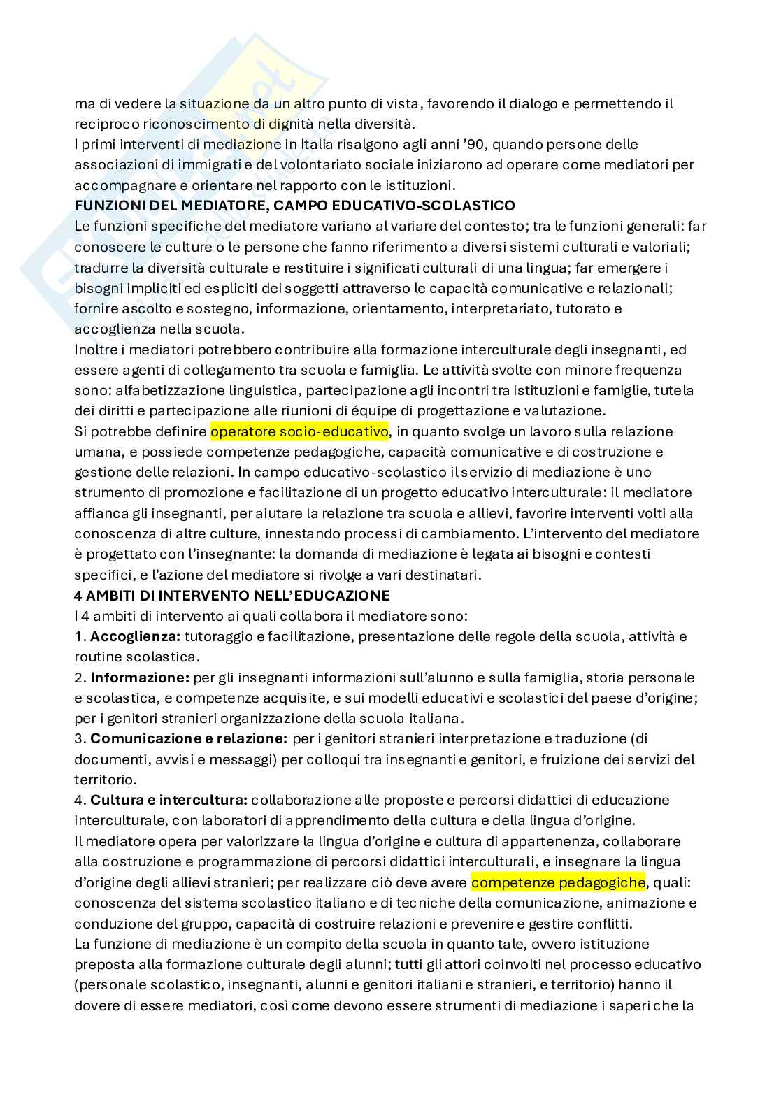 Pedagogia Interculturale (B024373) - Kit completo, appunti e articoli | SFP Notes Vol. 19 Pag. 11