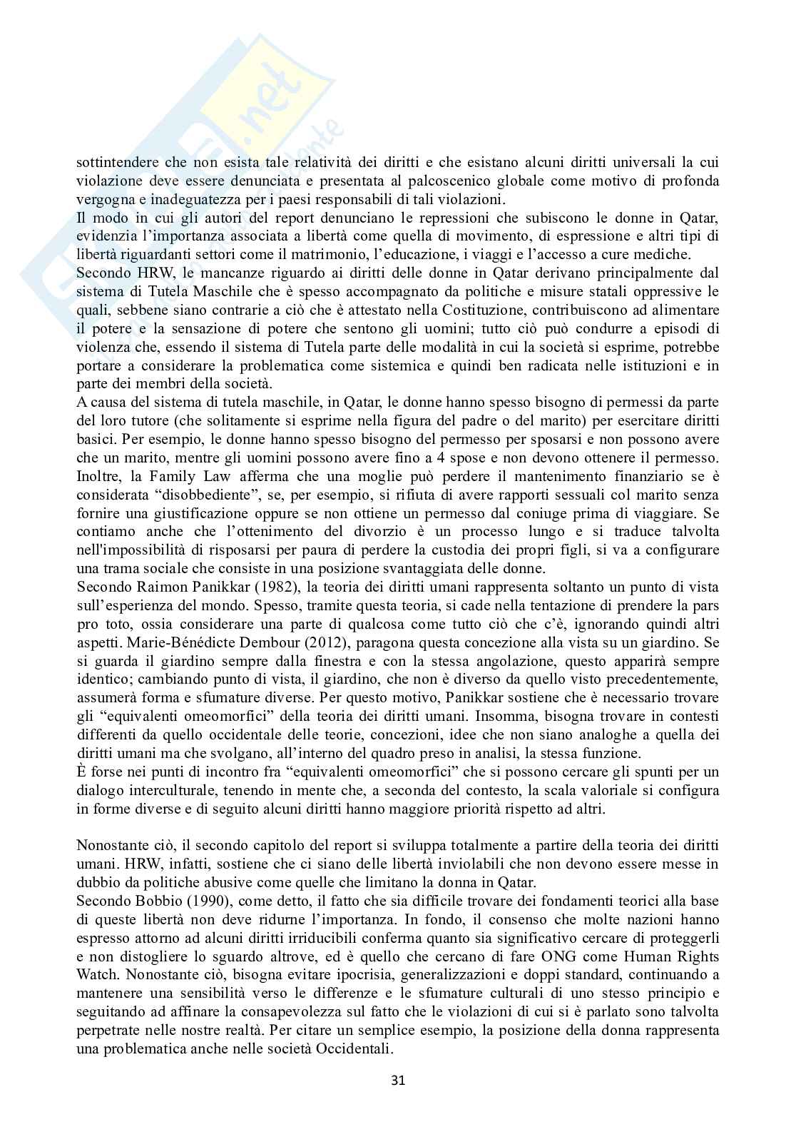 Dibattito su relativismo culturale e diritti umani Elio Rassu Pag. 31