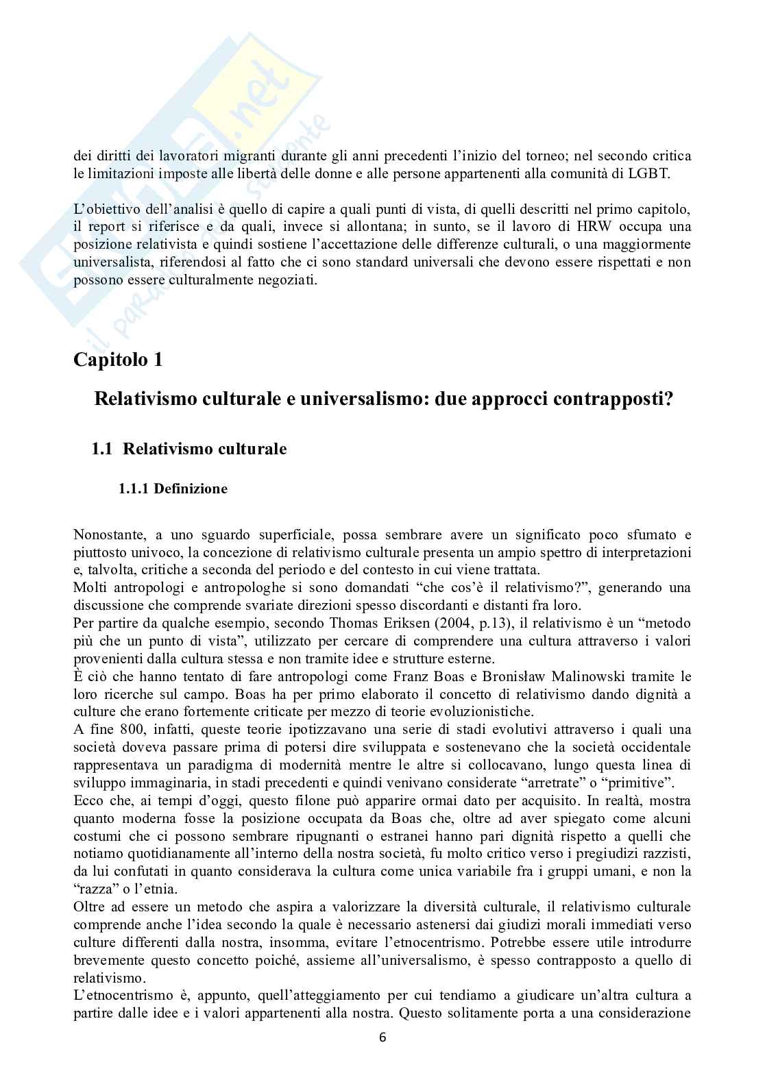Dibattito su relativismo culturale e diritti umani Elio Rassu Pag. 6