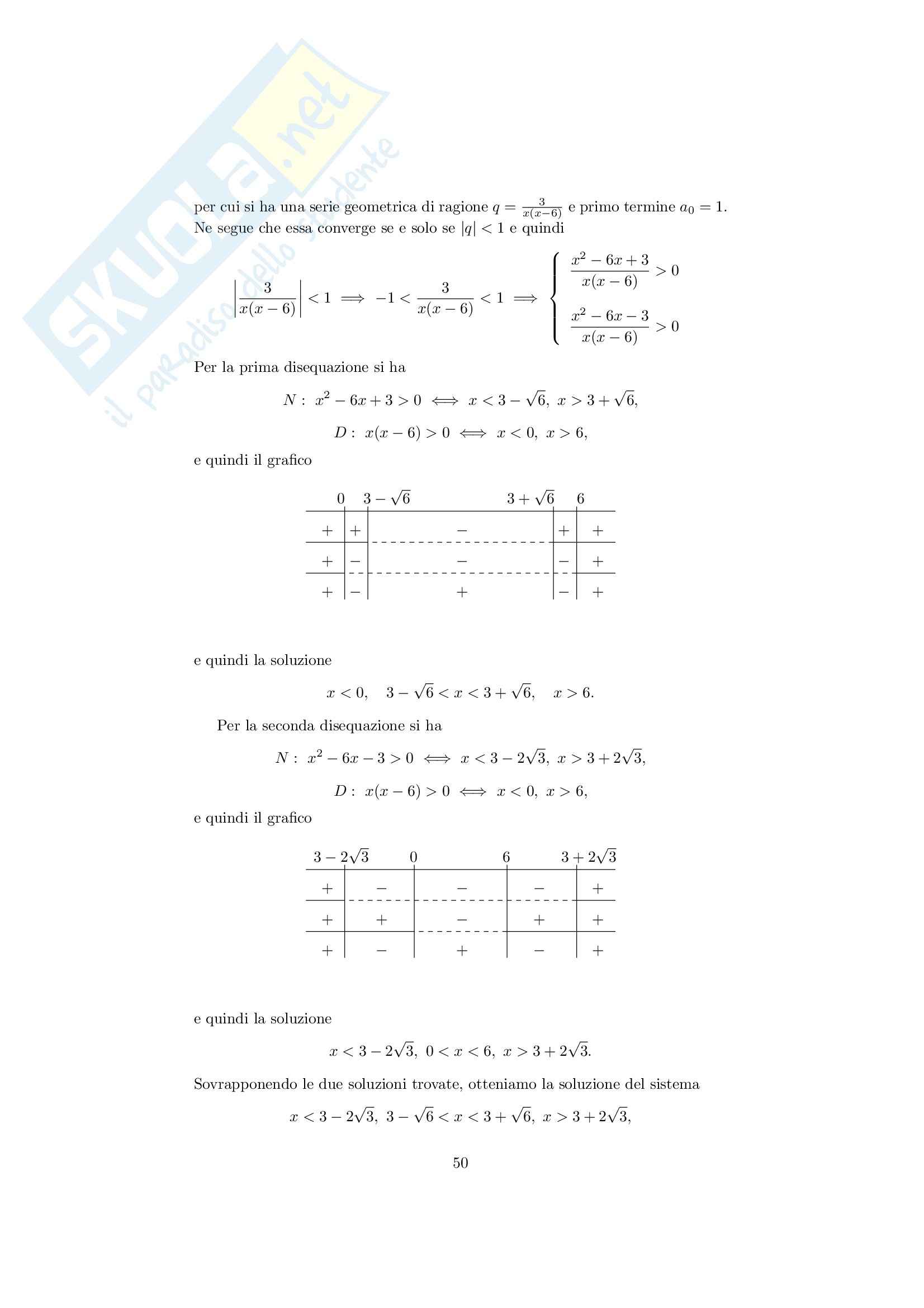 17 Esercizi Svolti Sulle Serie Numeriche