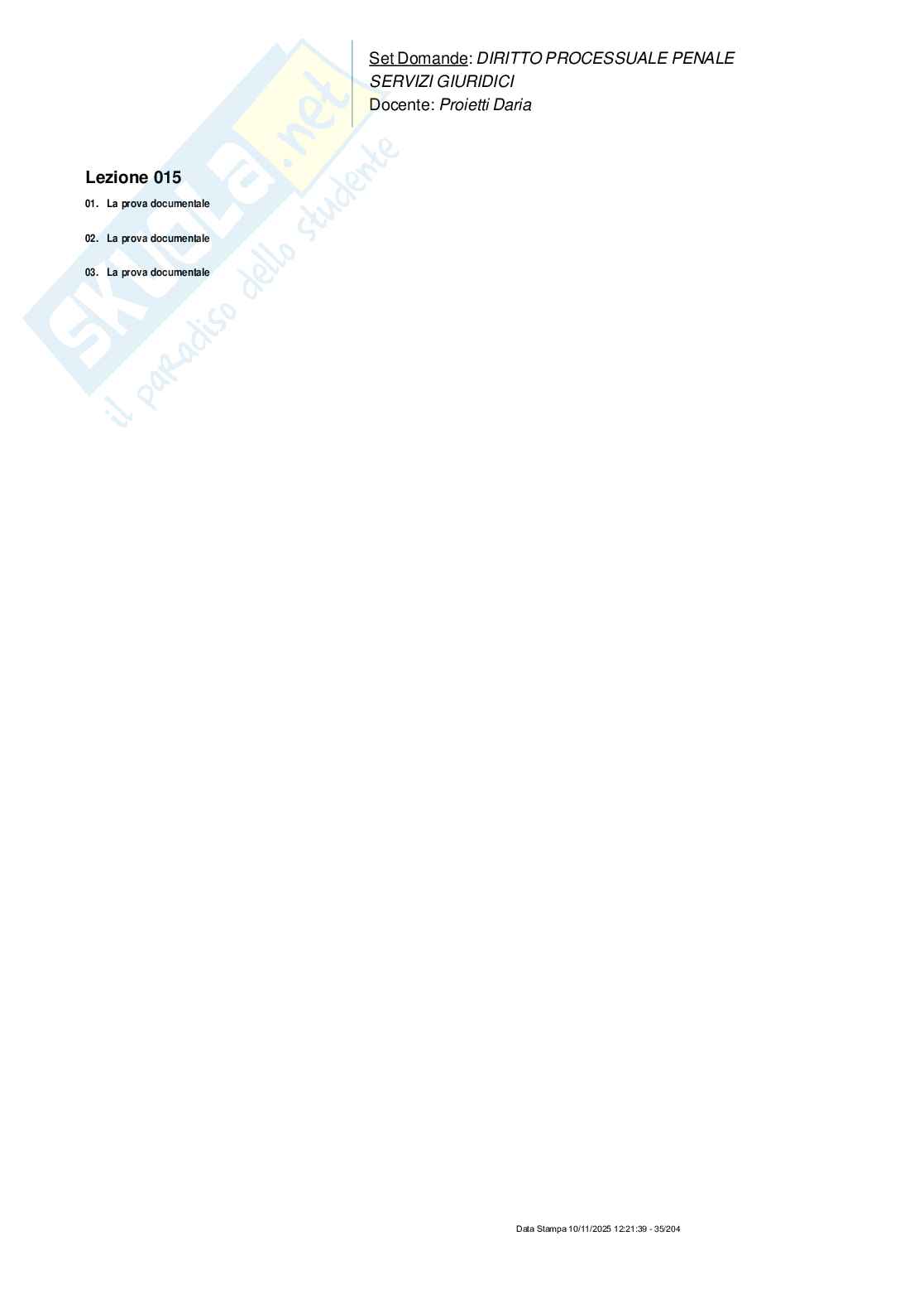 Paniere nuovo (2025) completo di Diritto processuale penale  Pag. 31