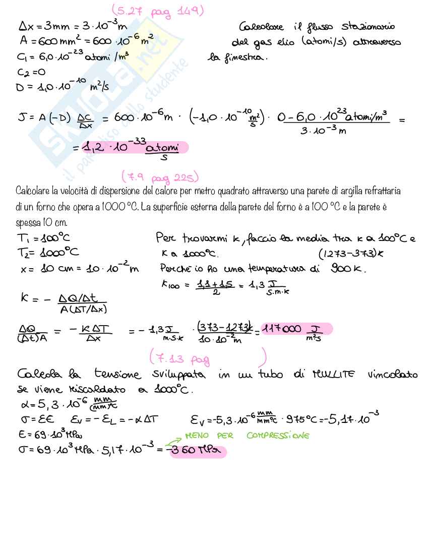 Esercizi svolti Materiali per l'aeronautica e lo spazio Pag. 26