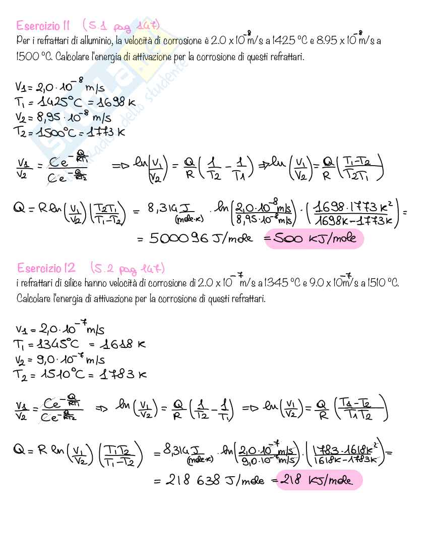Esercizi svolti Materiali per l'aeronautica e lo spazio Pag. 6