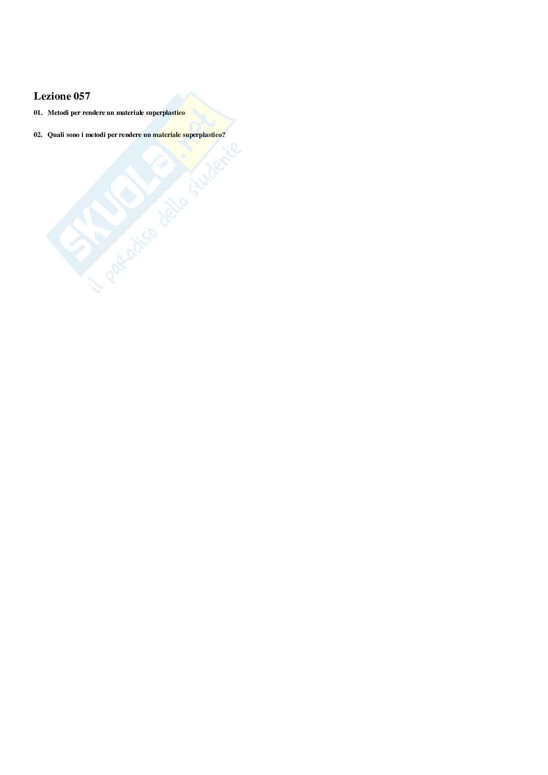 Paniere completo e verificato di Metallurgia meccanica - Risposte multiple  Pag. 76