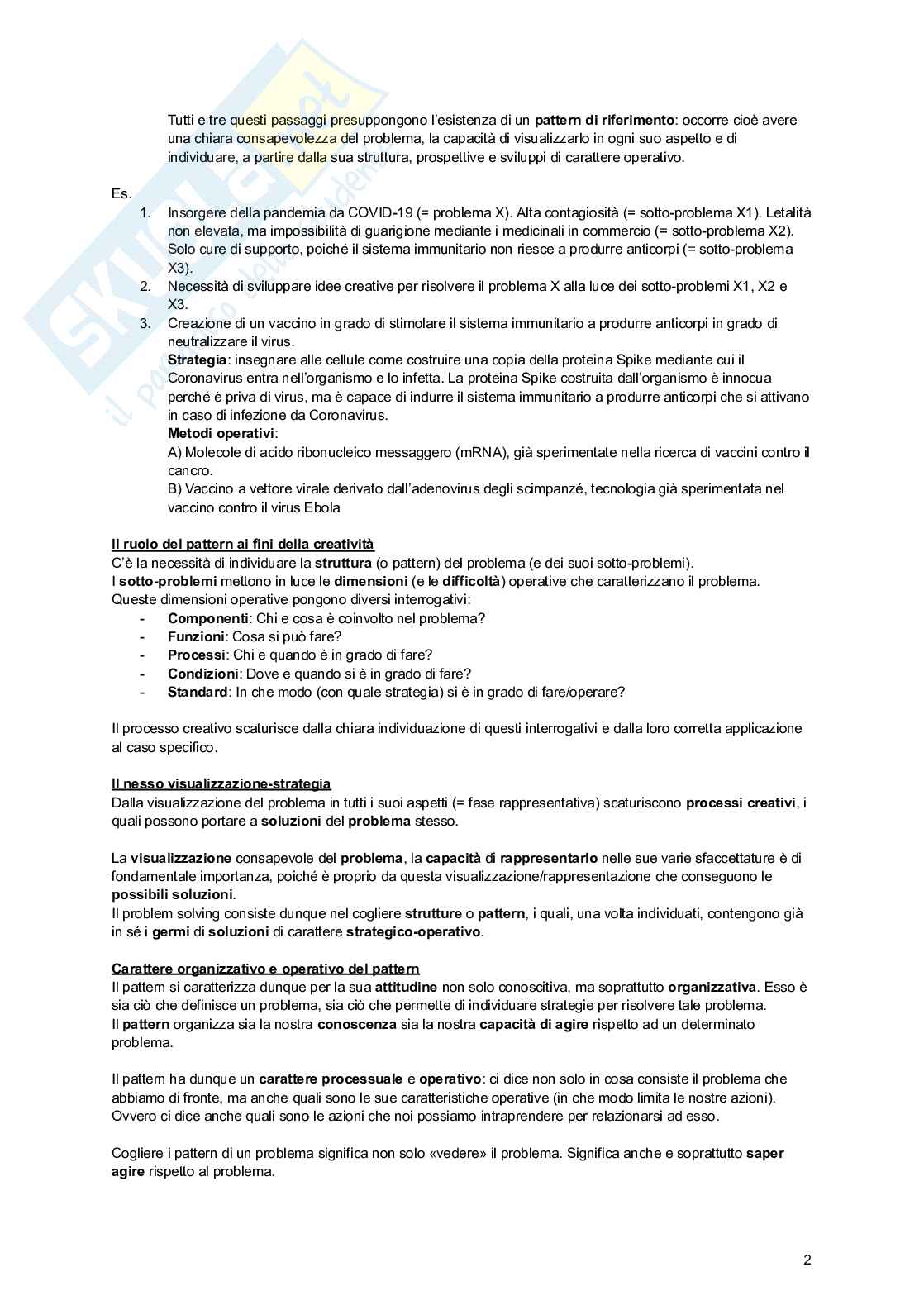 Pattern strategici di problem solving per una migliore creatività Pag. 2