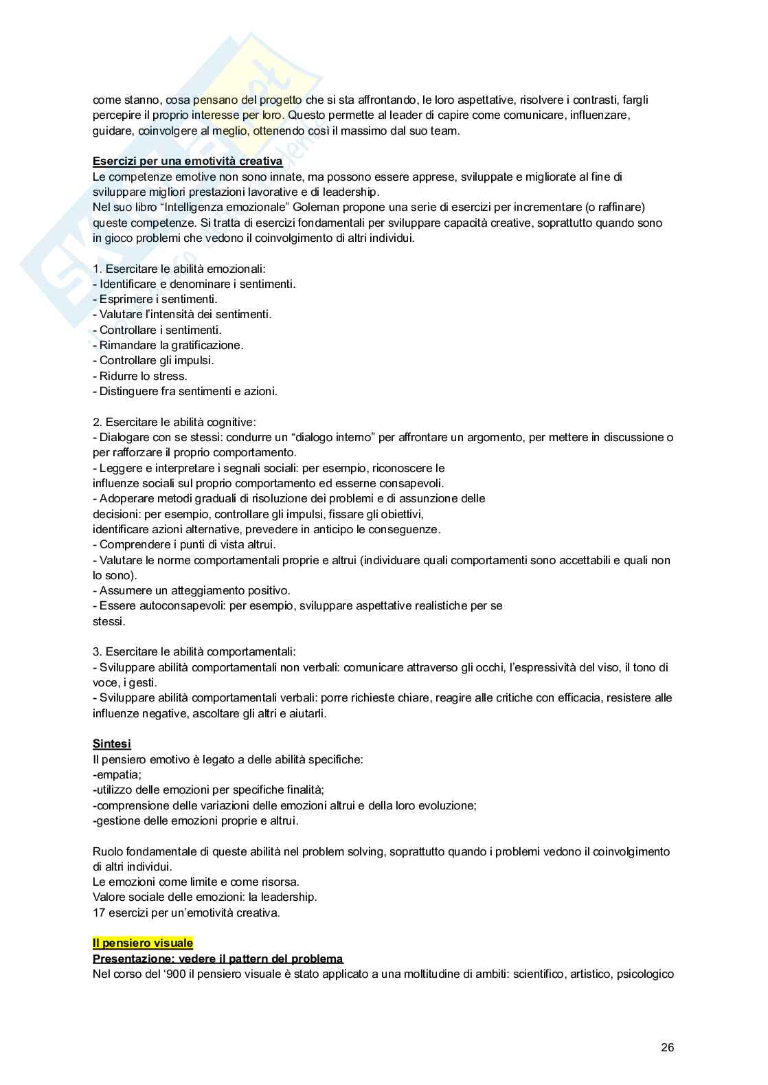Pattern strategici di problem solving per una migliore creatività Pag. 26