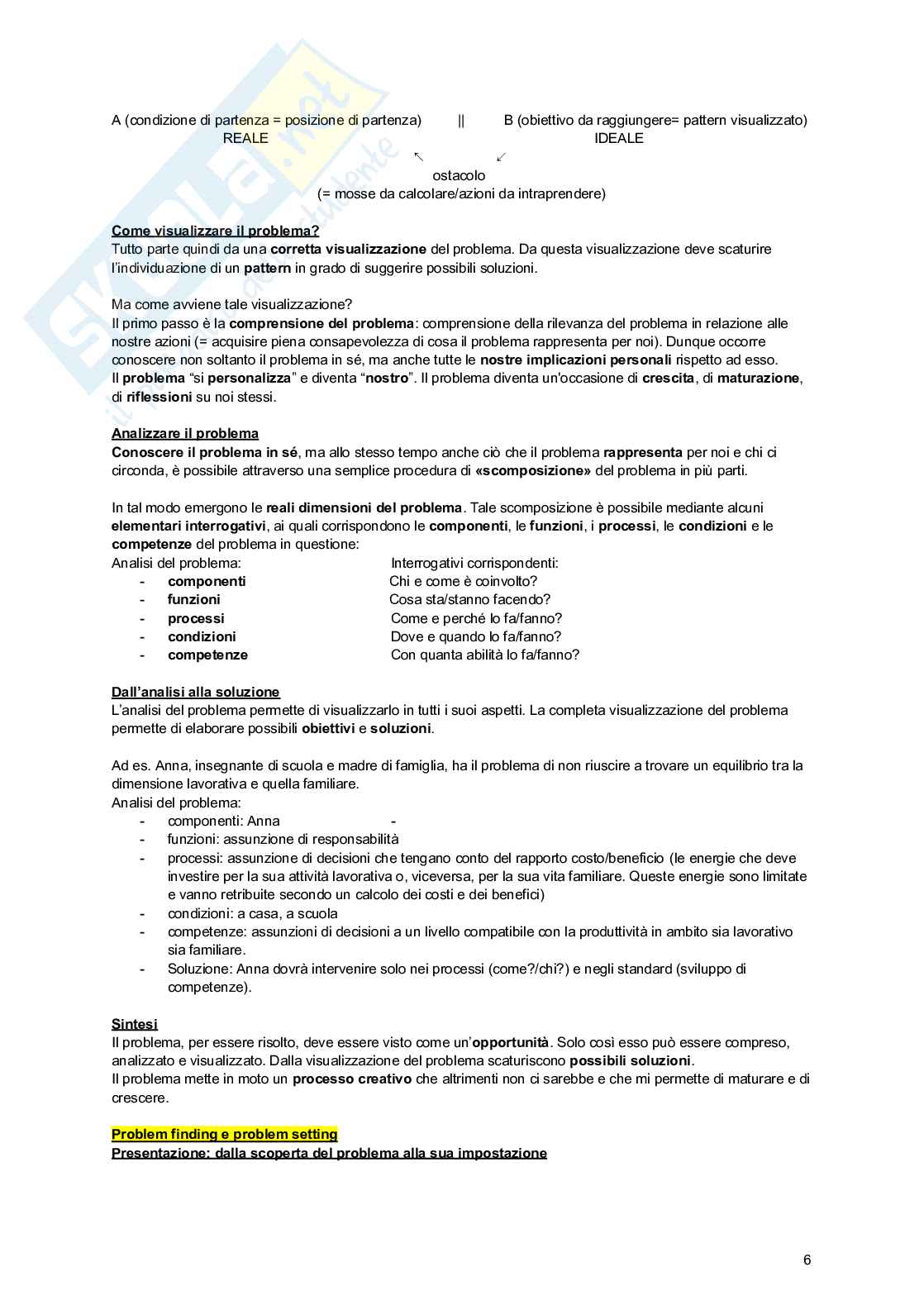 Pattern strategici di problem solving per una migliore creatività Pag. 6