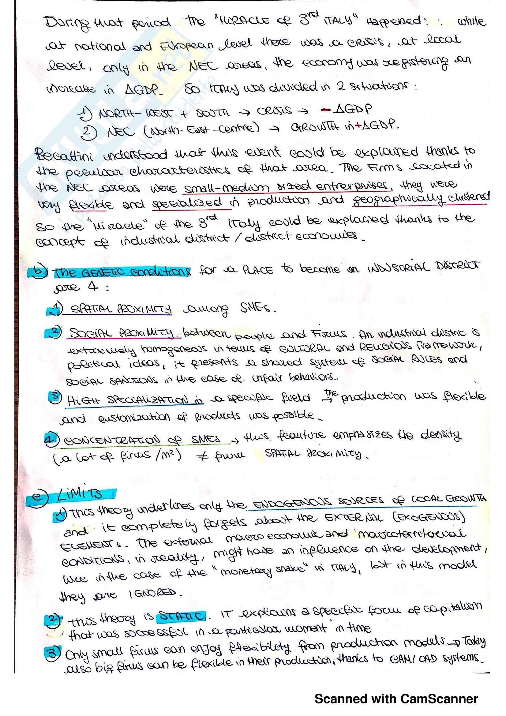 Temi d'esame svolti di Regional Economics - 2° parziale - voto 30 Pag. 21