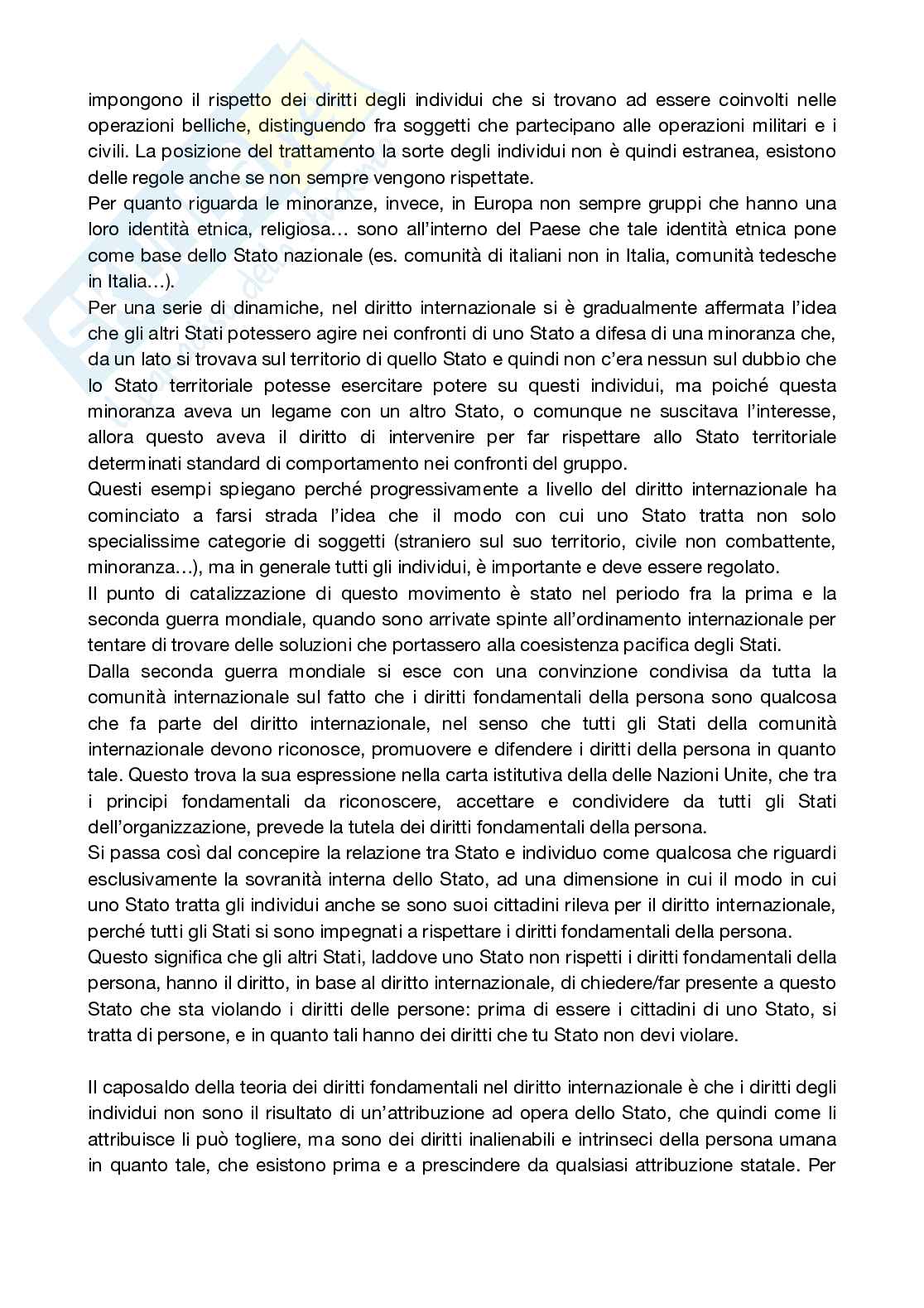 Appunti completi Tutela dei diritti umani Pag. 2