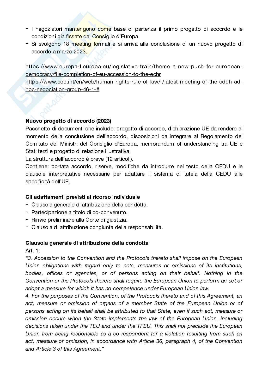 Appunti completi Tutela dei diritti umani Pag. 66