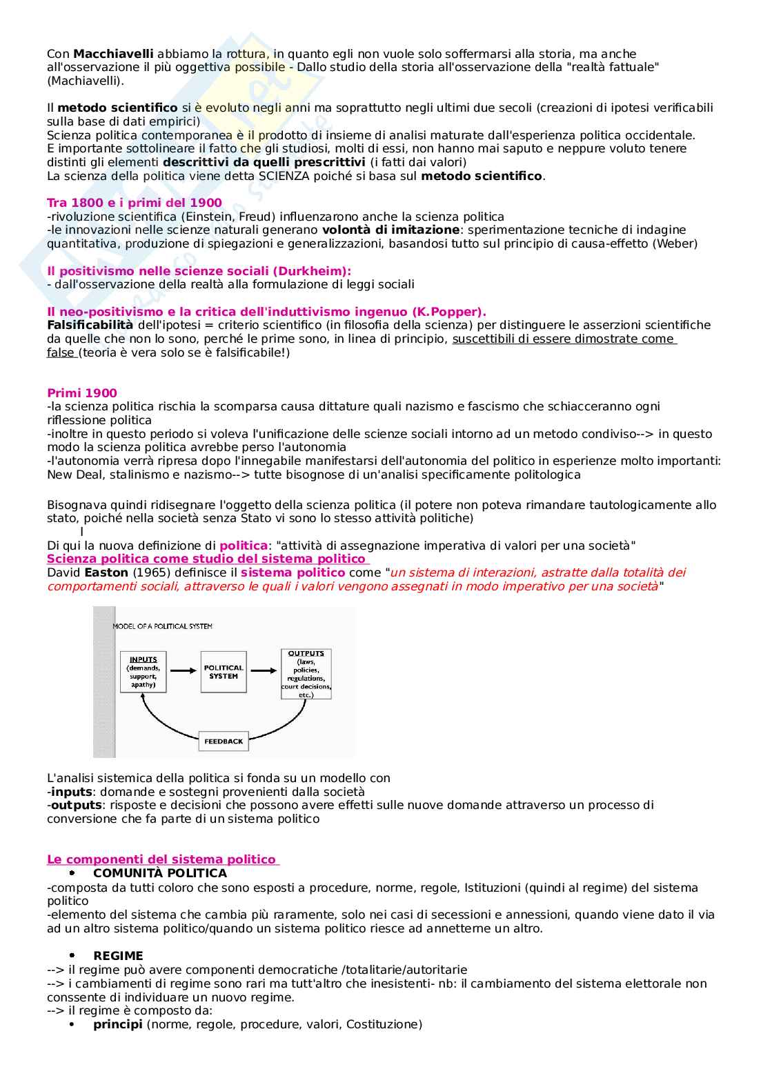 Appunti lezione Scienza politica Pag. 2