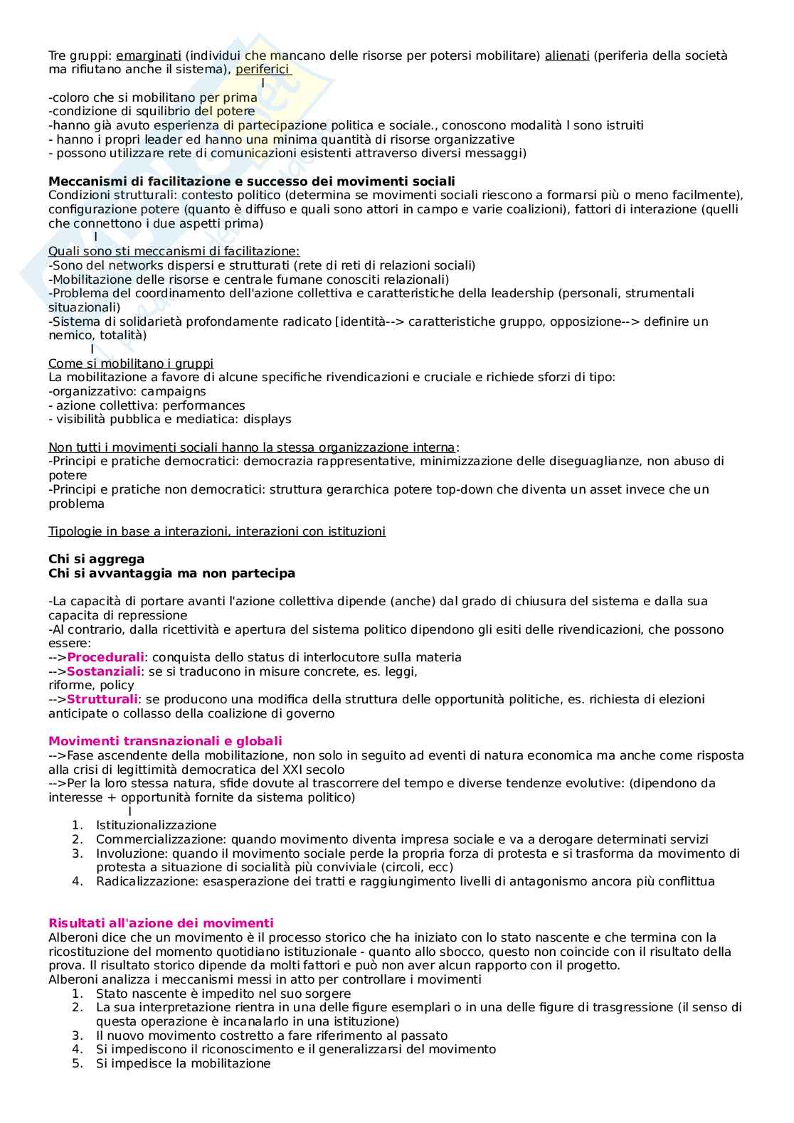 Appunti lezione Scienza politica Pag. 21